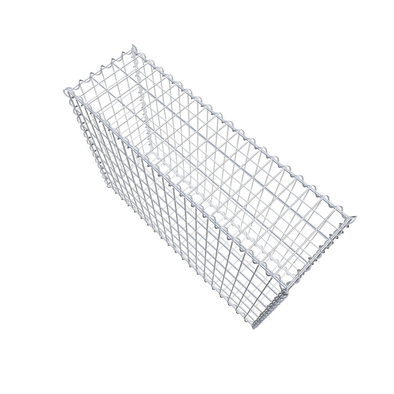 Gabione 100 cm x 70 cm x 30 cm (L x H x T), Maschenweite 5 cm x 10 cm, Spirale