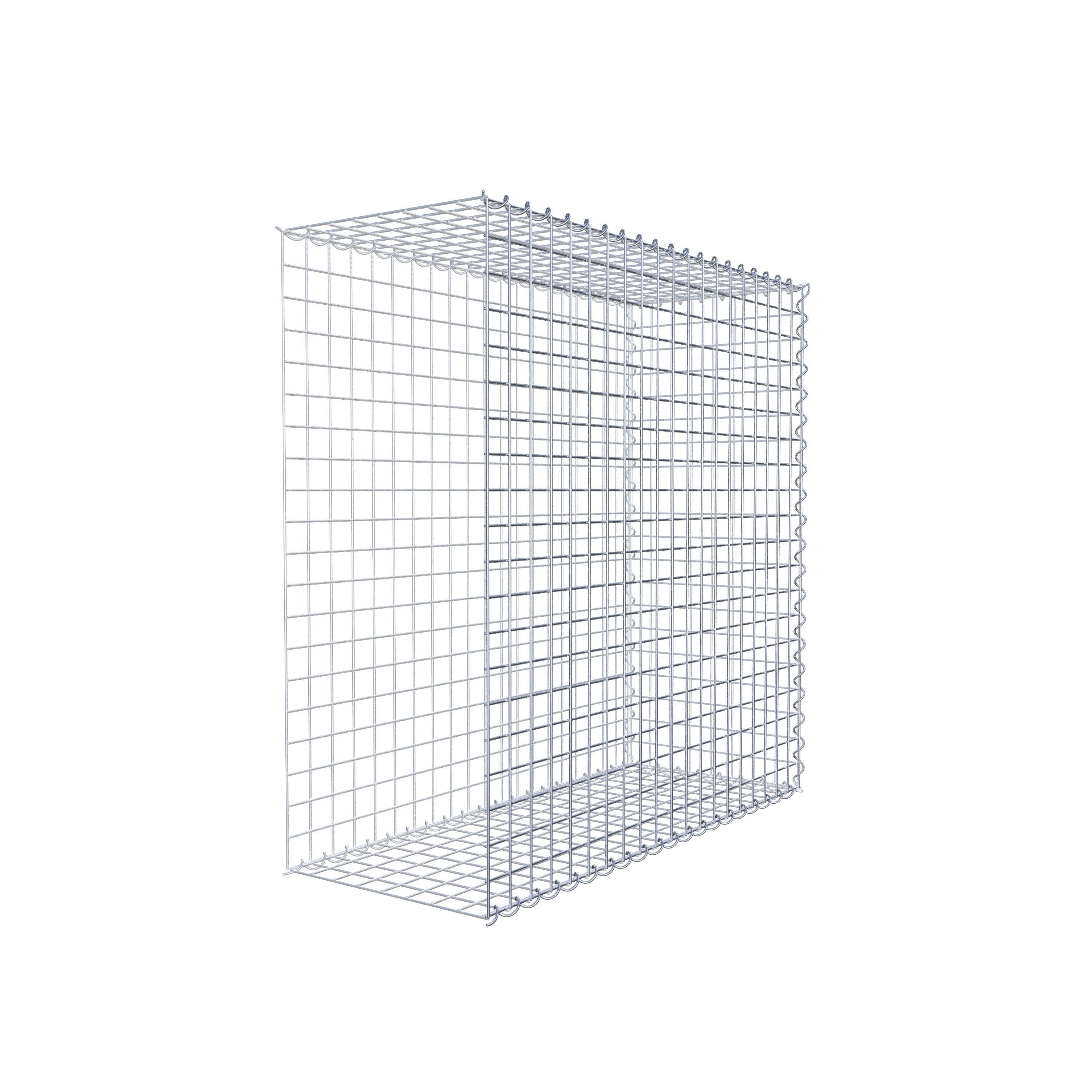 Gavión complementario tipo 2 100 cm x 100 cm x 40 cm (L x A x P), malla 5 cm x 5 cm, espiral