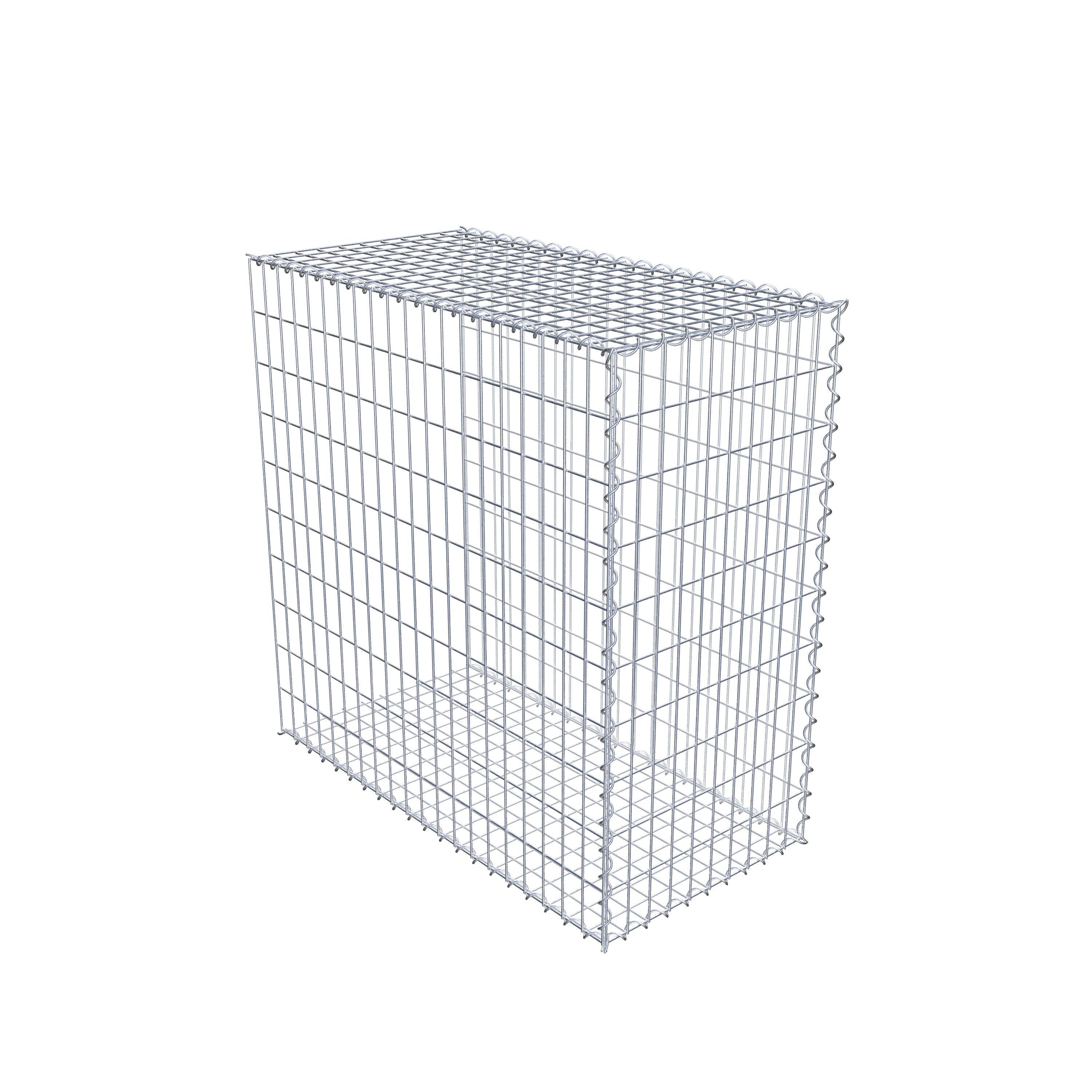 Gavión complementario tipo 2 100 cm x 100 cm x 50 cm (L x A x P), malla 5 cm x 10 cm, espiral