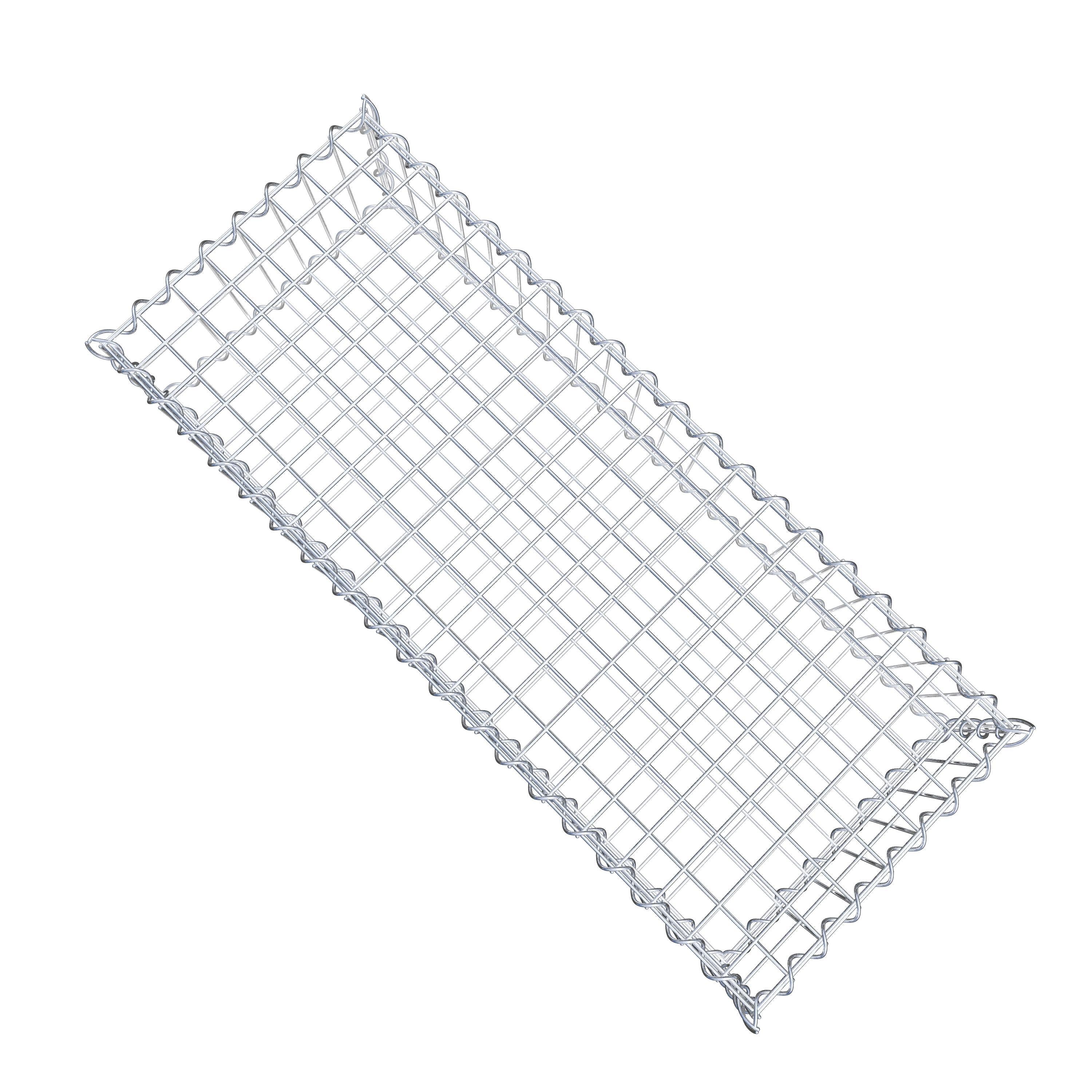 Gabion 100 cm x 20 cm x 40 cm (L x H x D), mesh size 5 cm x 10 cm, spiral