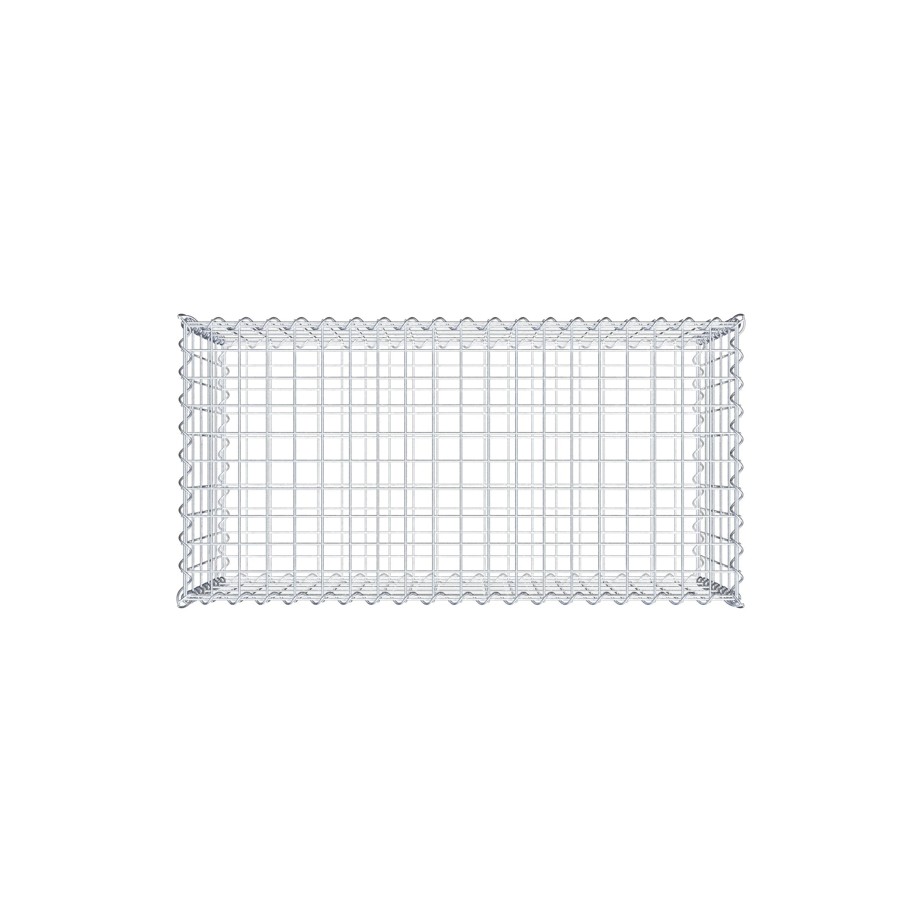 Gabion 100 cm x 50 cm x 50 cm (L x H x D), maskestørrelse 5 cm x 10 cm, spiral