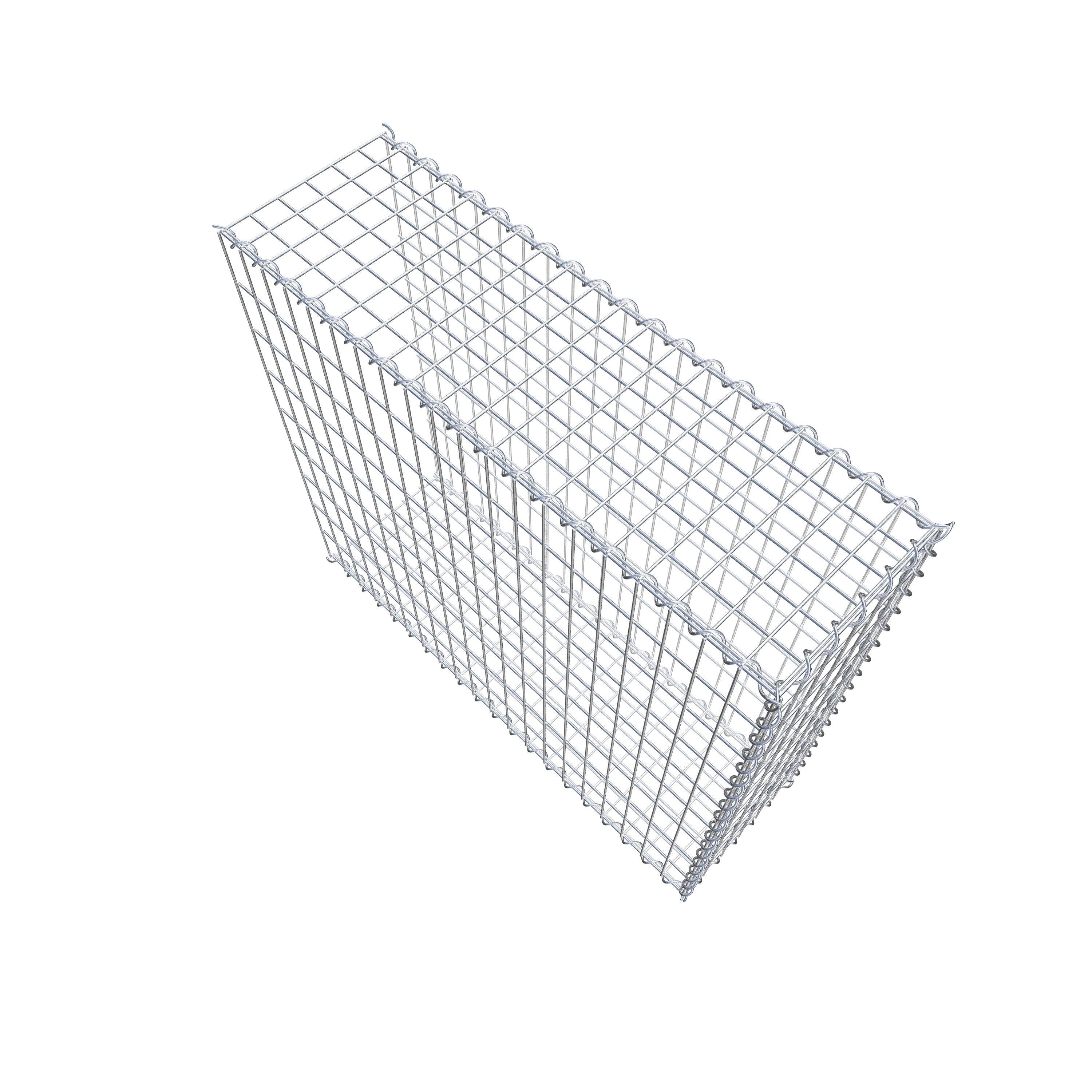 Påväxt gabion typ 2 100 cm x 90 cm x 30 cm (L x H x D), maskstorlek 5 cm x 10 cm, spiral