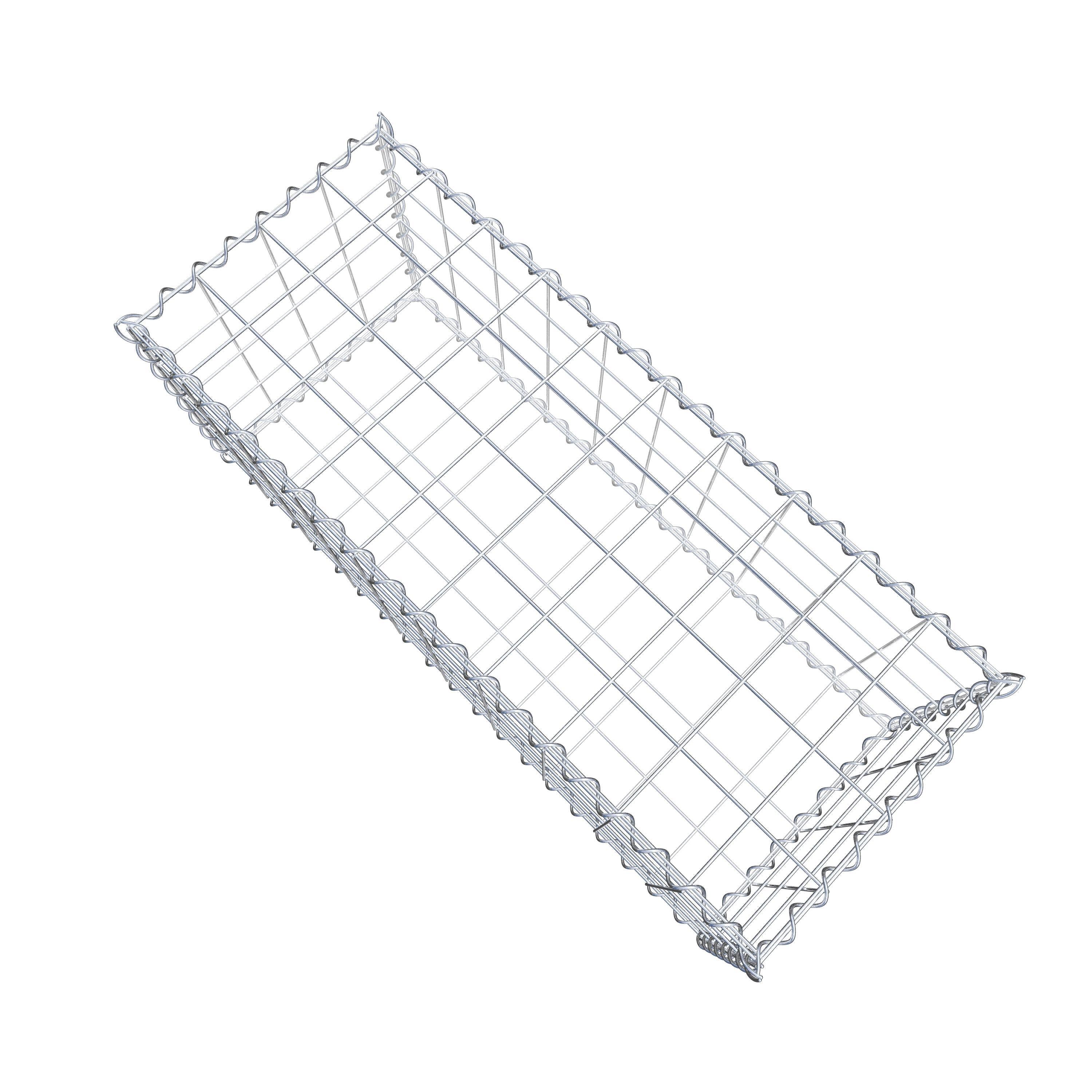 Gabion 100 cm x 40 cm x 40 cm (L x H x D), maskestørrelse 10 cm x 10 cm, spiral