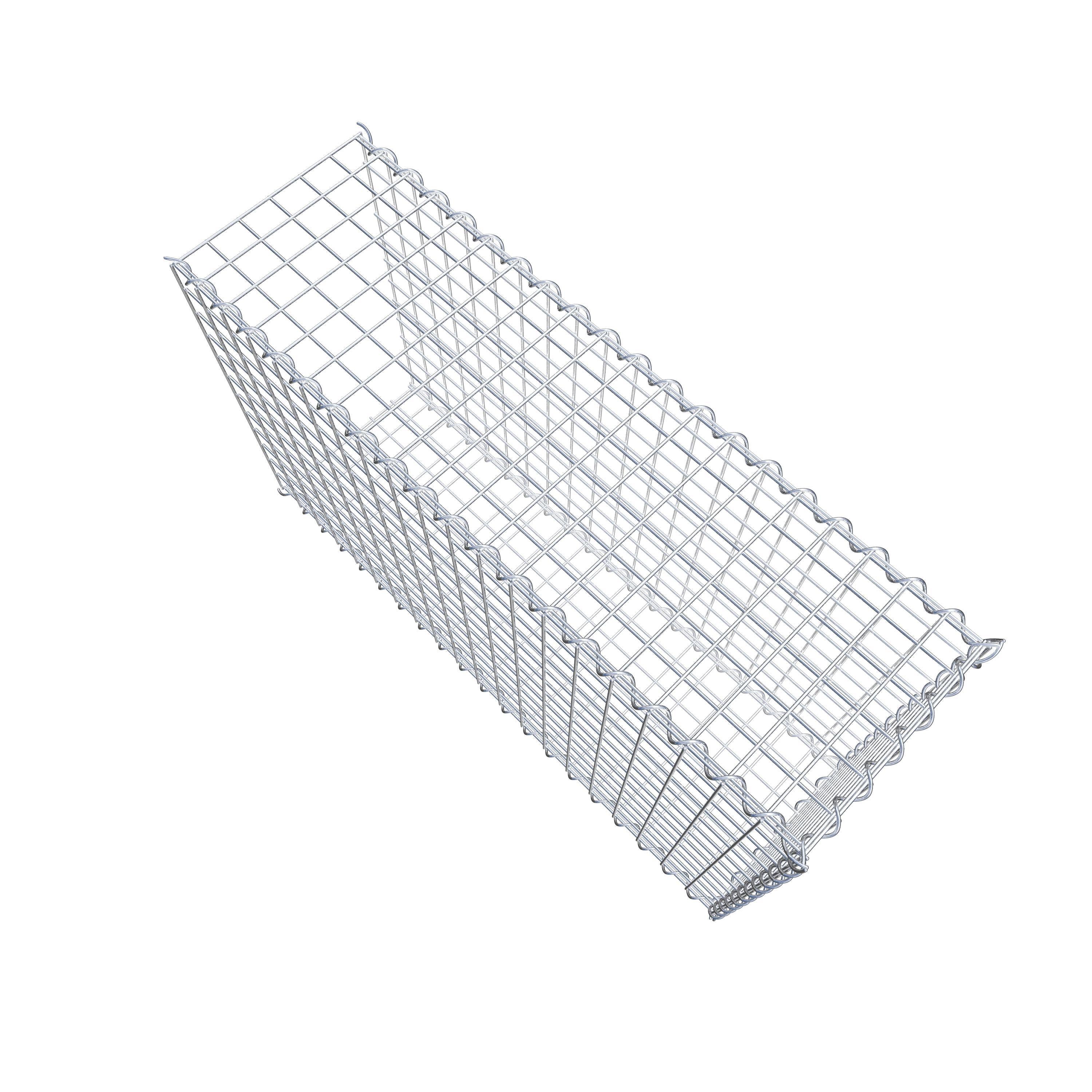 Påväxt gabion typ 2 100 cm x 60 cm x 30 cm (L x H x D), maskstorlek 5 cm x 5 cm, spiral