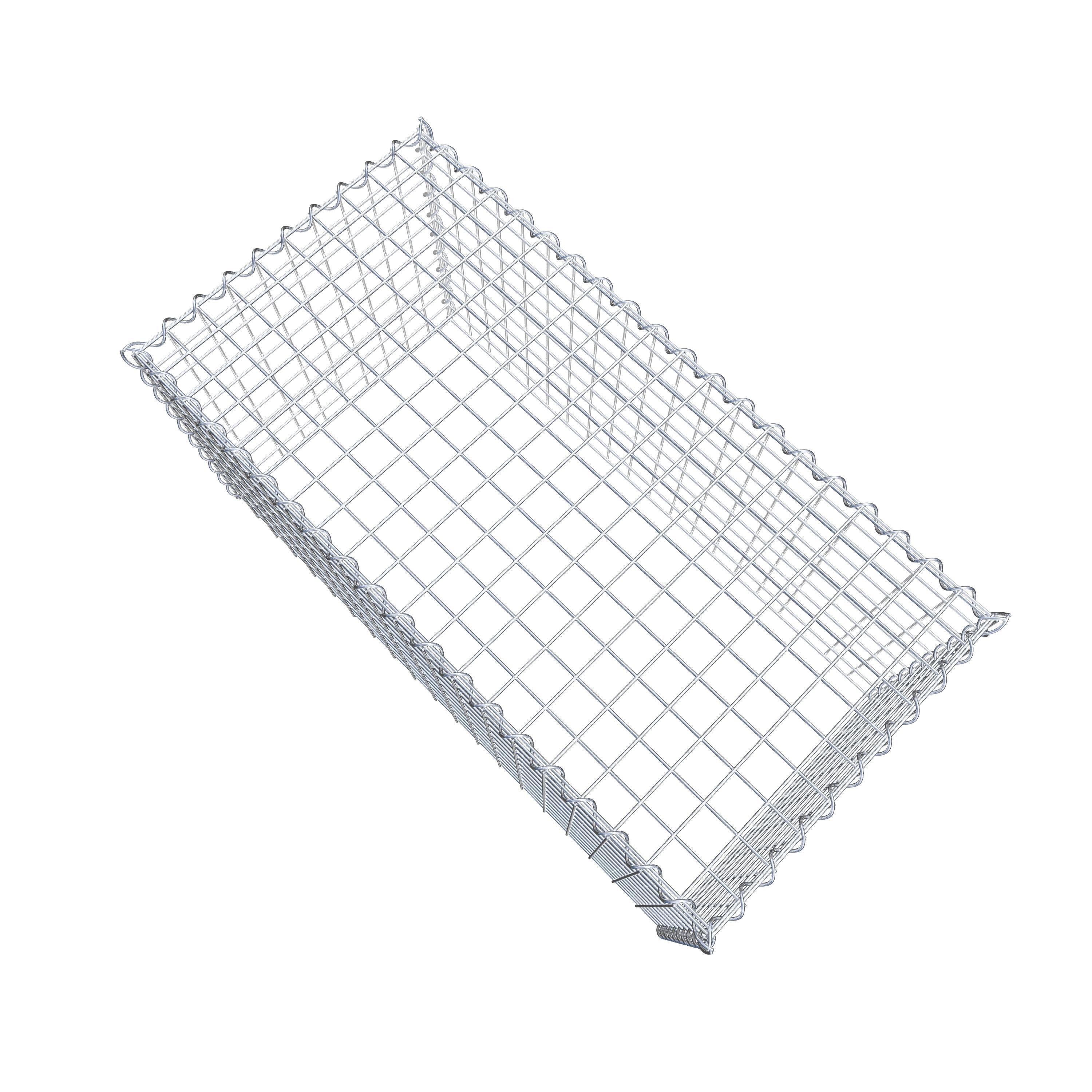 Grown-on gabion type 3 100 cm x 50 cm x 50 cm (L x H x D), mesh size 5 cm x 5 cm, spiral