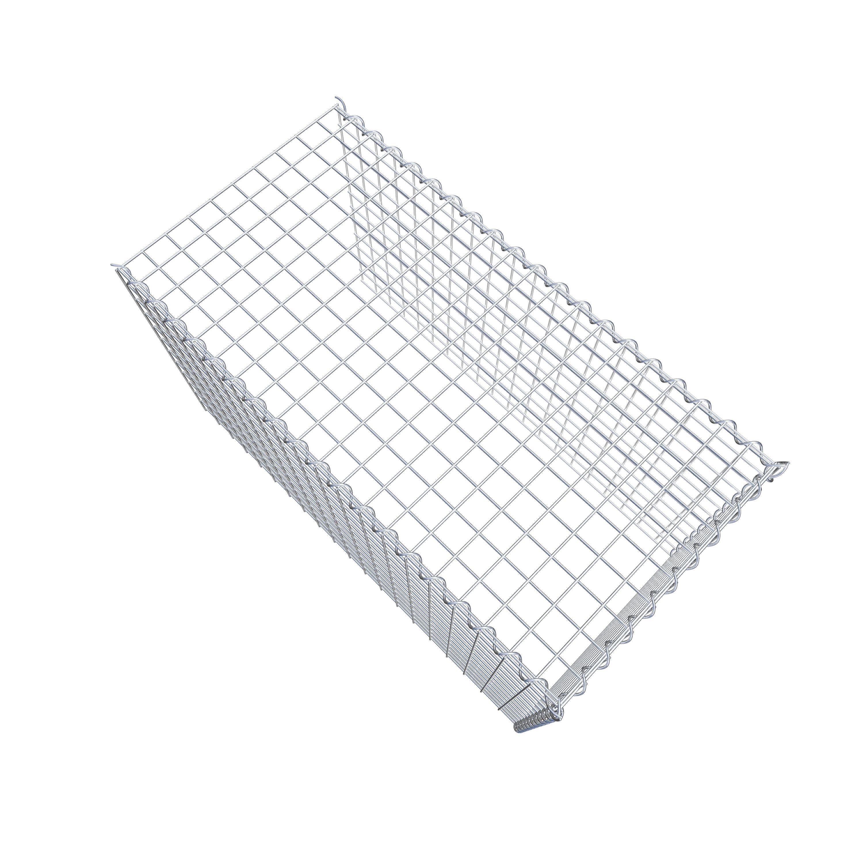 Grown-on gabion type 4 100 cm x 60 cm x 50 cm (L x H x D), mesh size 5 cm x 5 cm, spiral