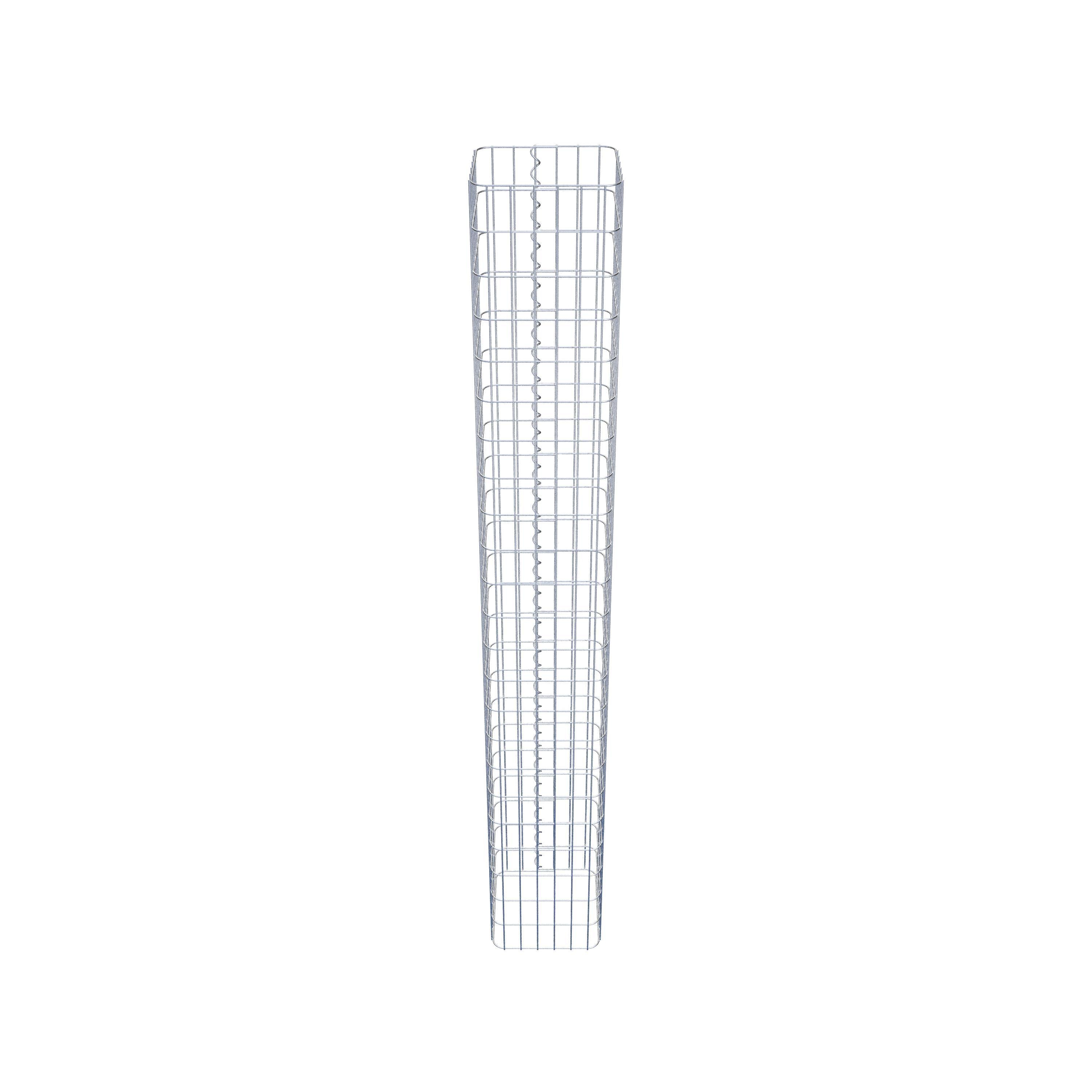 Gabion column square 32 cm x 32 cm, 230 cm height, MW 5 cm x 10 cm