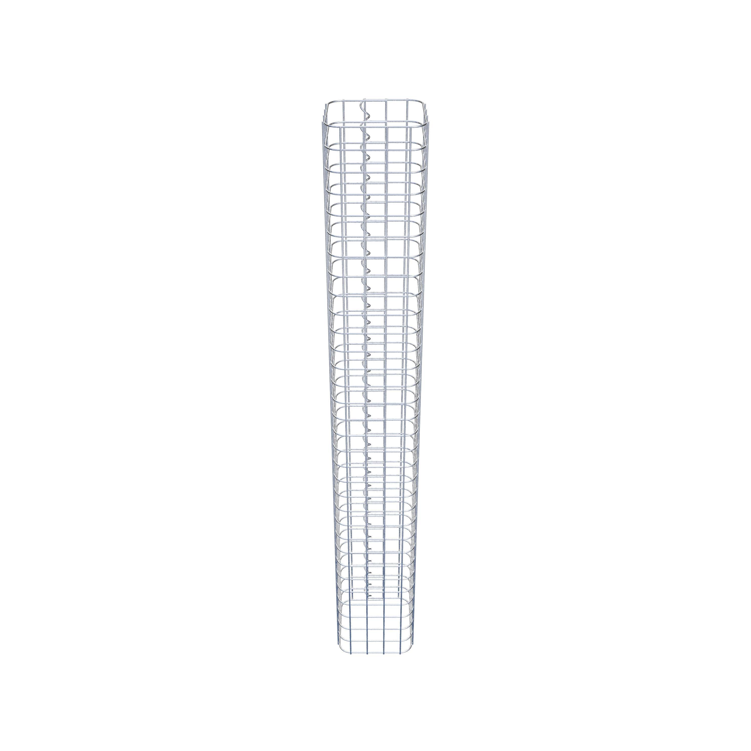 Gabion column square 22 cm x 22 cm, 160 cm height, MW 5 cm x 5 cm