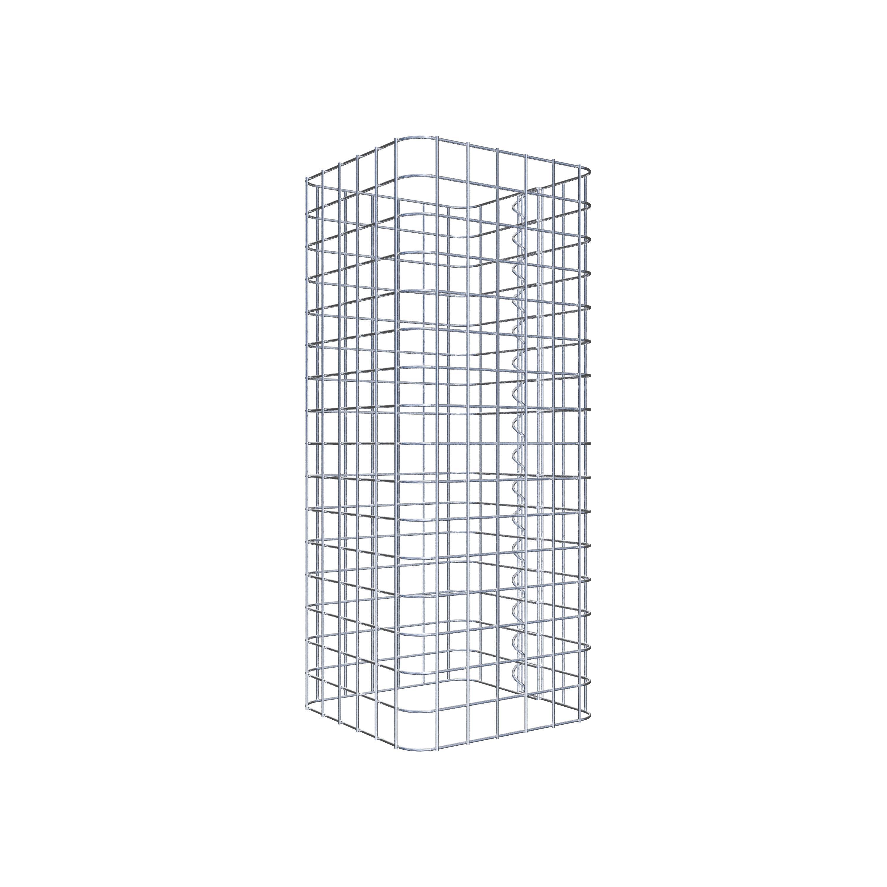 Gabion column square 32 cm x 32 cm, 80 cm height, MW 5 cm x 5 cm