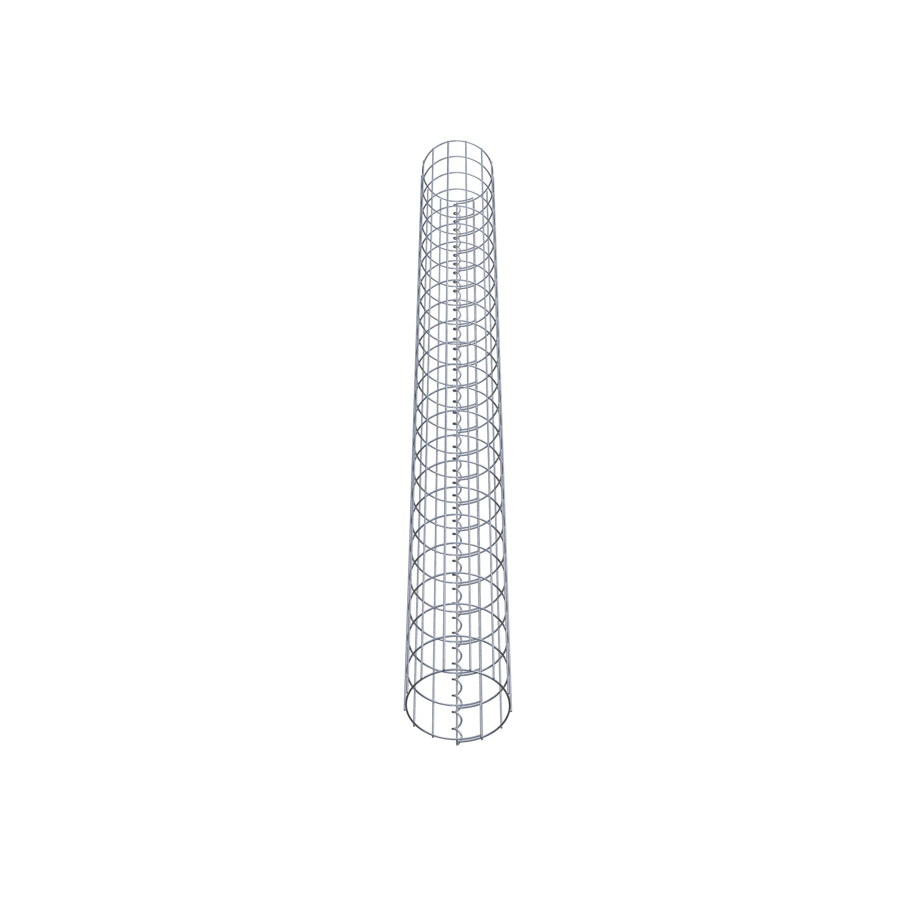 Gabionsøjle diameter 22 cm, MW 5 x 10 cm rund