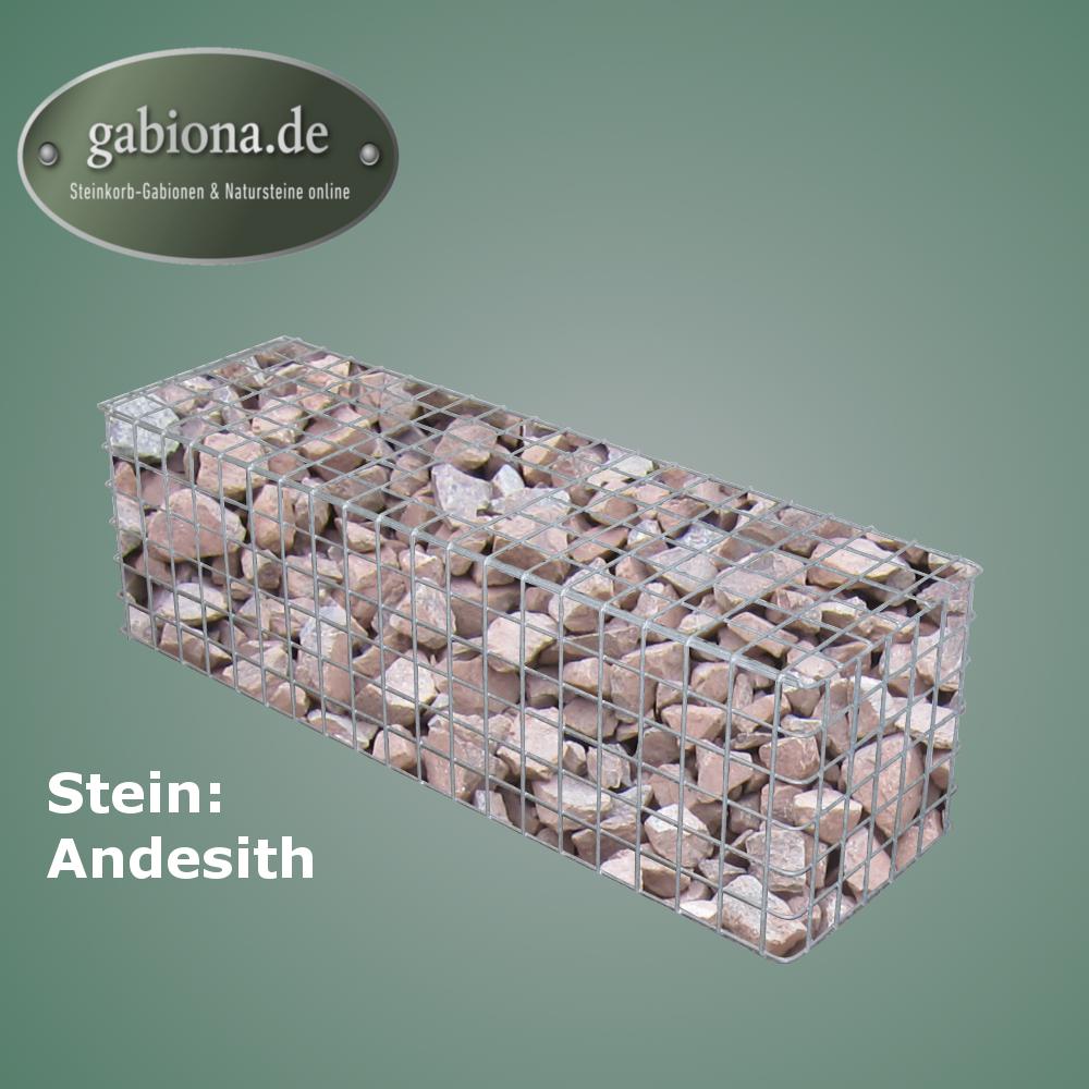 Gabion varmgalvaniseret 102 cm x 32 cm x 32 cm, maskestørrelse 5 cm x 5 cm, fuldsvejset