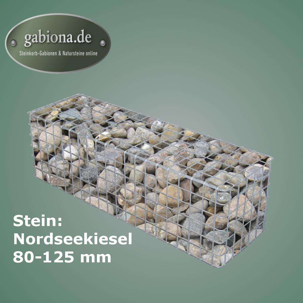 Gabion varmgalvaniseret 102 cm x 32 cm x 32 cm, maskestørrelse 5 cm x 5 cm, fuldsvejset