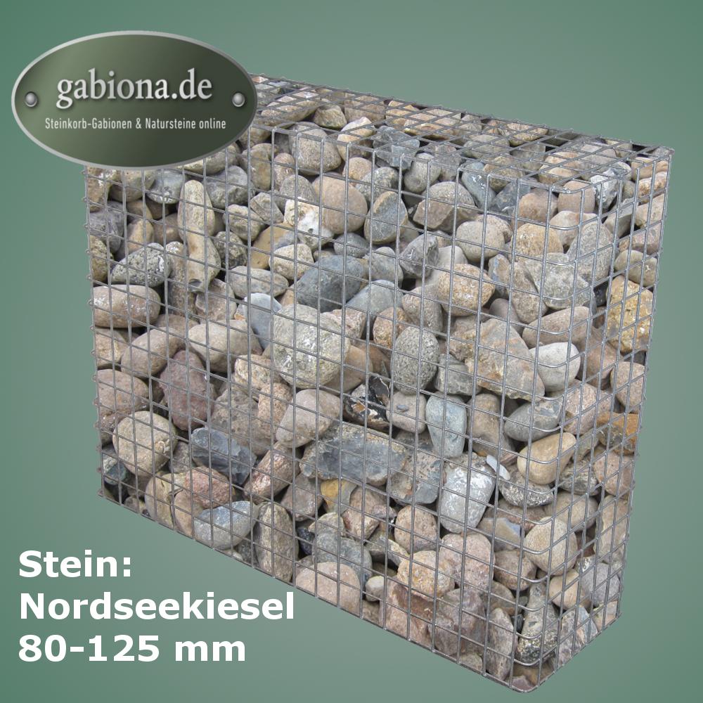 Gabion varmgalvaniseret 102 cm x 82 cm x 32 cm, maskestørrelse 5 cm x 5 cm, fuldsvejset