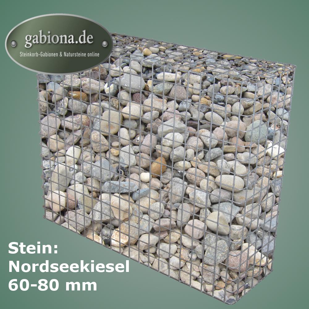 Gabion varmgalvaniseret 102 cm x 82 cm x 32 cm, maskestørrelse 5 cm x 5 cm, fuldsvejset