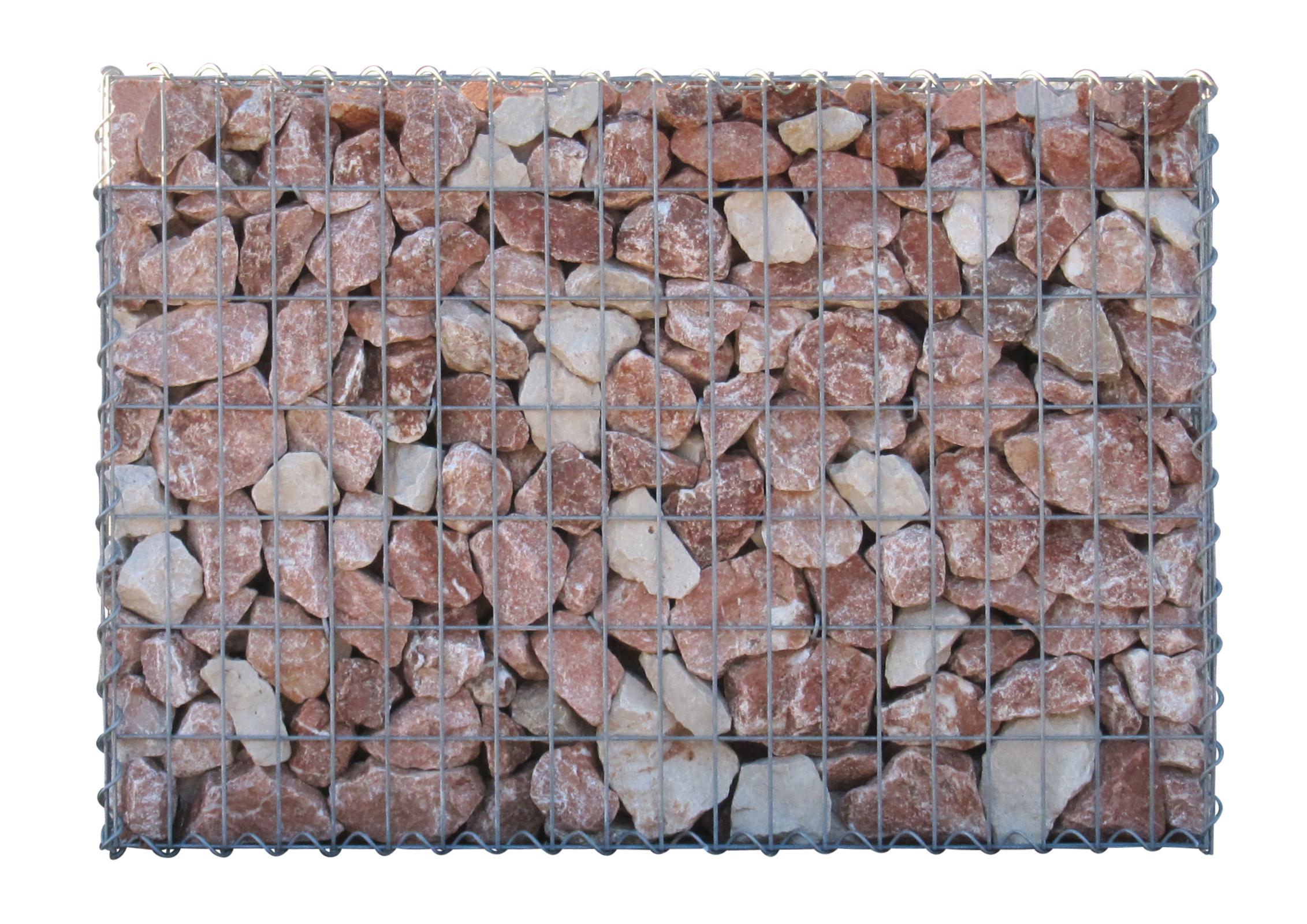 Gabion 100 cm x 70 cm x 30 cm (L x H x D), maskestørrelse 5 cm x 10 cm, spiral