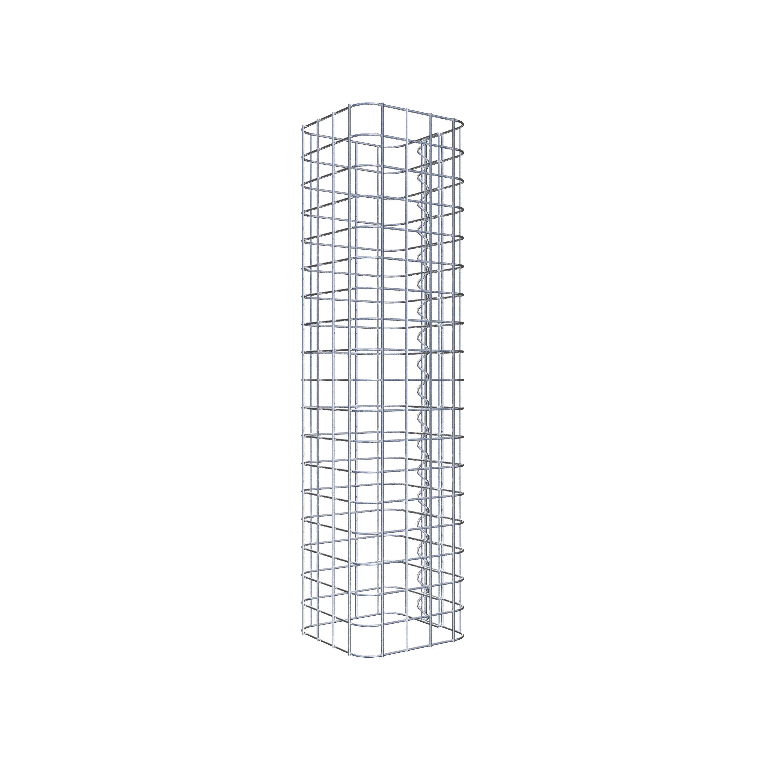 Gabion column 22 x 22 cm MW 5 x 5 cm square