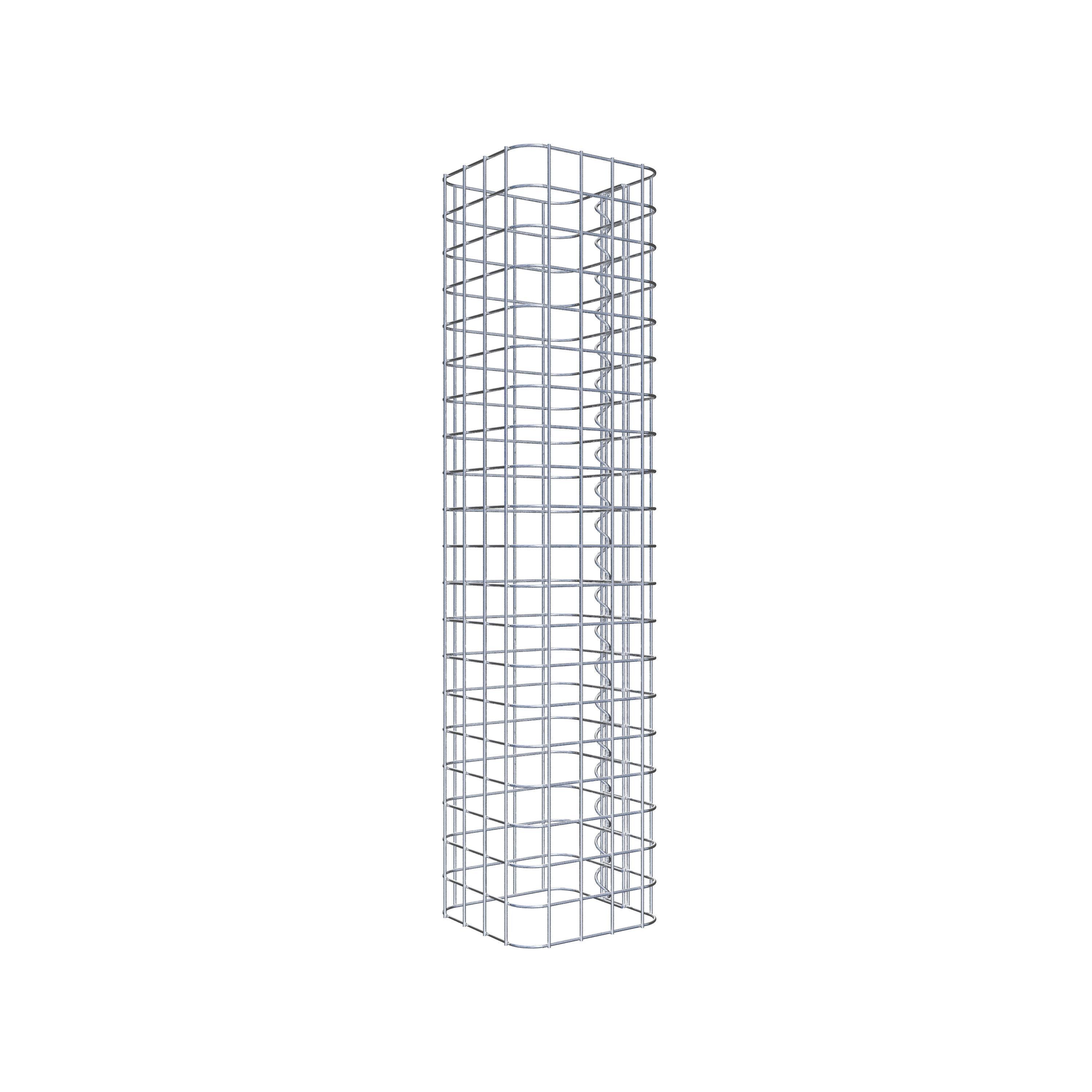 Gabion column 22 x 22 cm MW 5 x 5 cm square