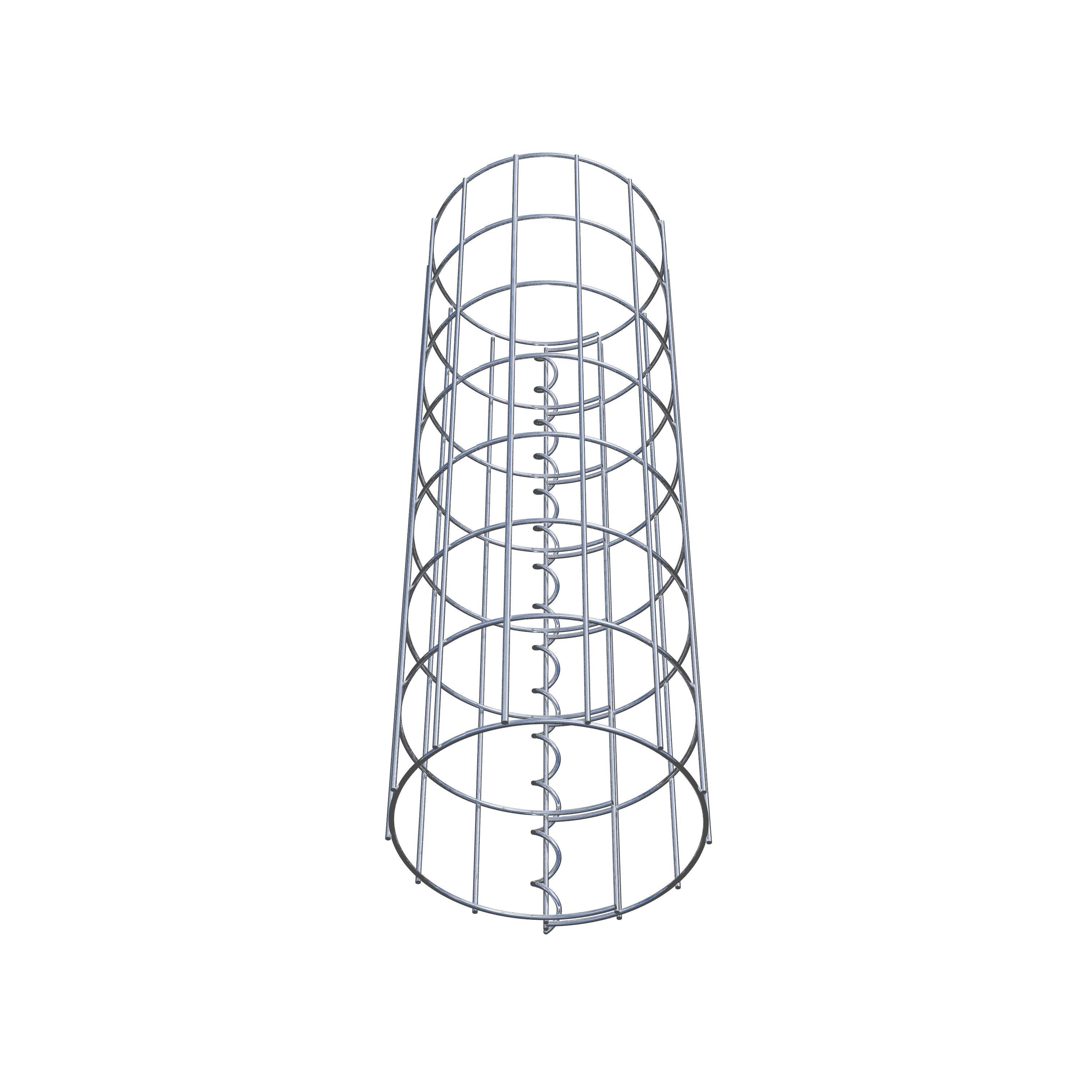 Colonna di gabbioni diametro 22 cm, MW 5 x 10 cm rotonda