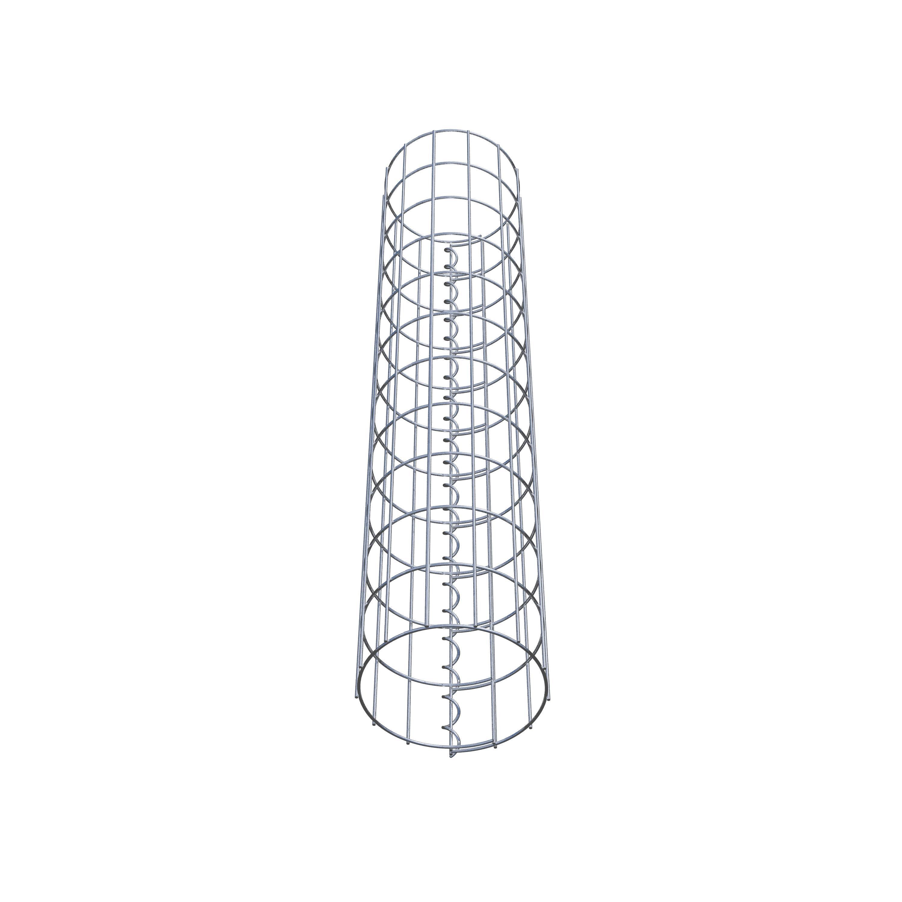 Gabionsøjle diameter 22 cm, MW 5 x 10 cm rund