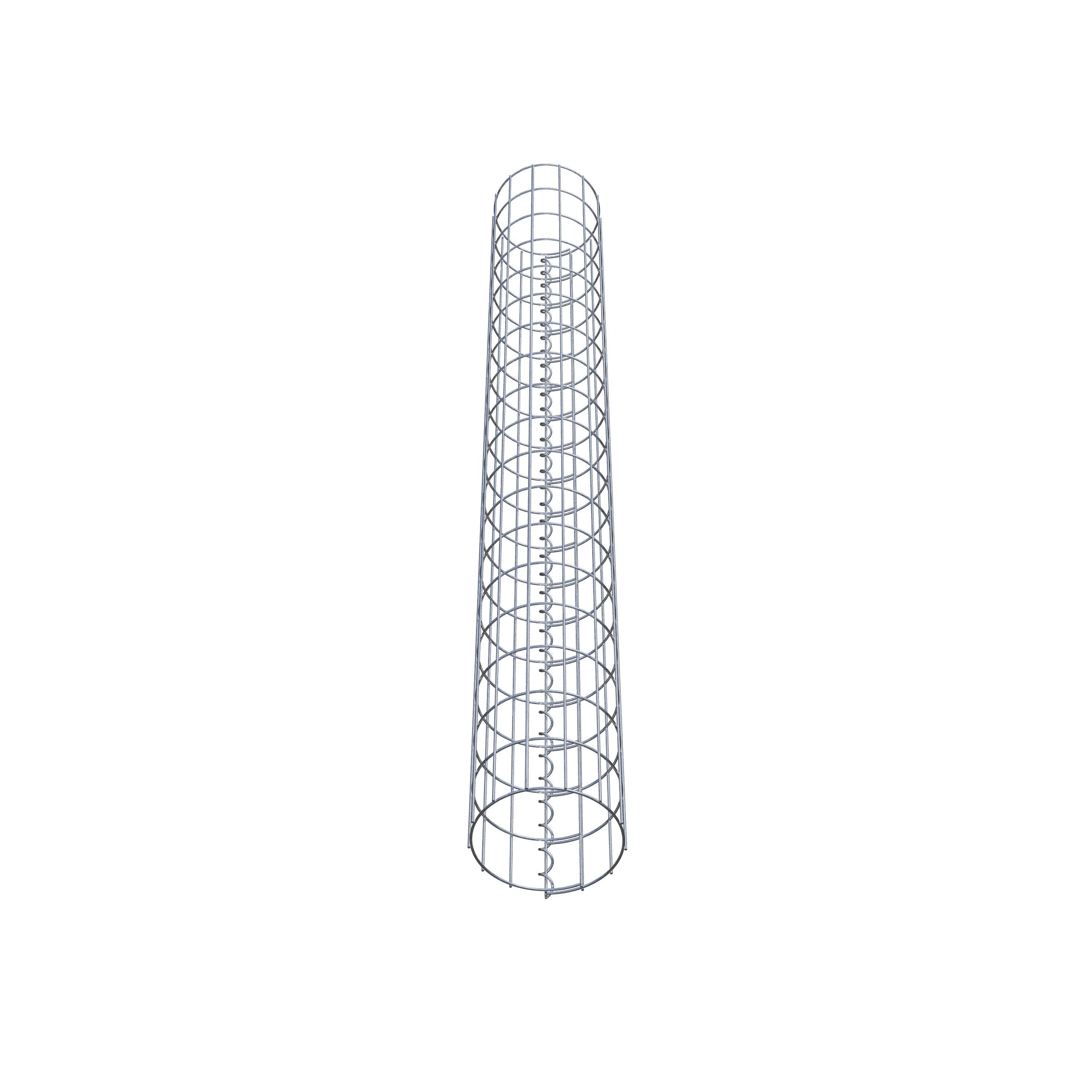 Gabionsøjle diameter 22 cm, MW 5 x 10 cm rund