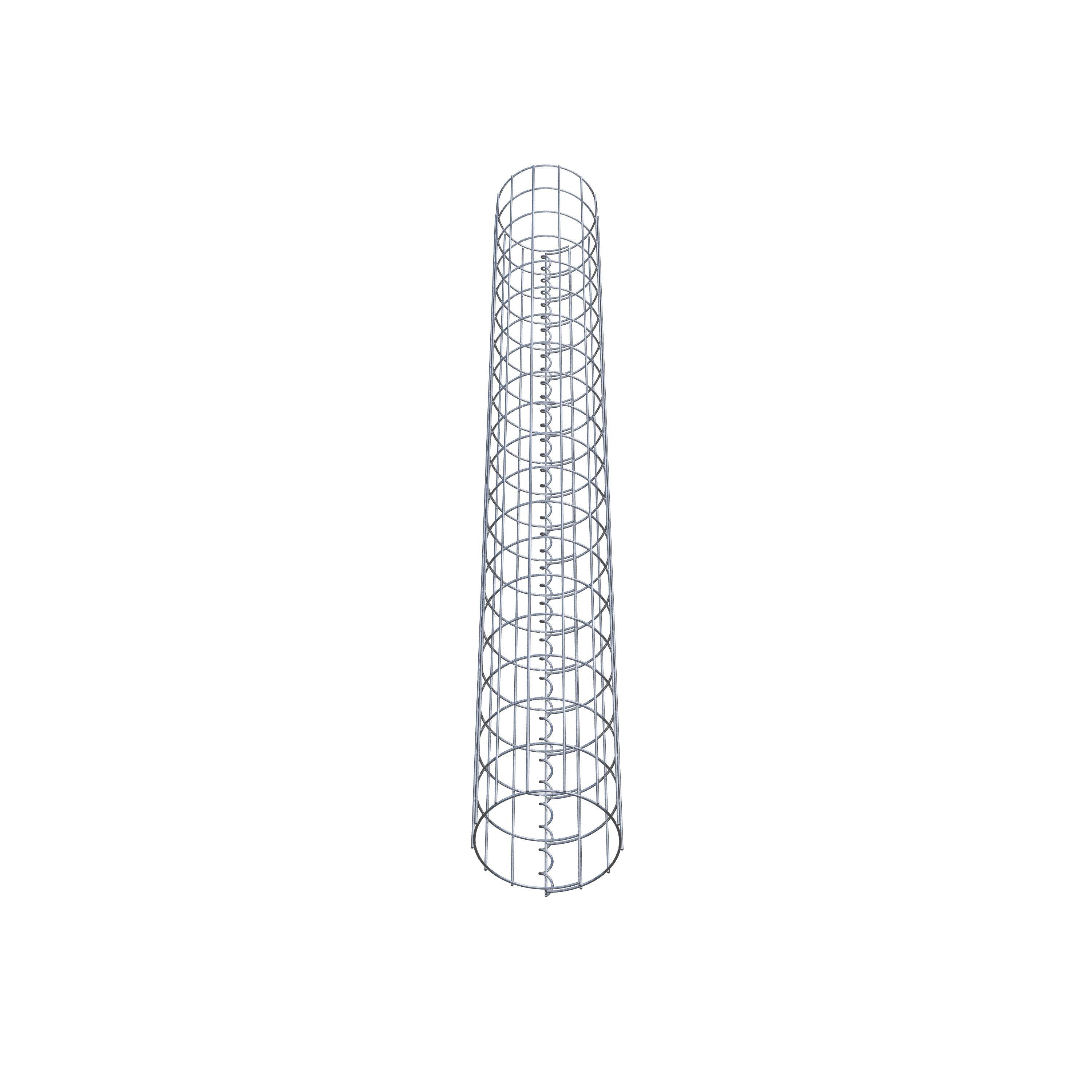 Gabionsøjle diameter 22 cm, MW 5 x 10 cm rund