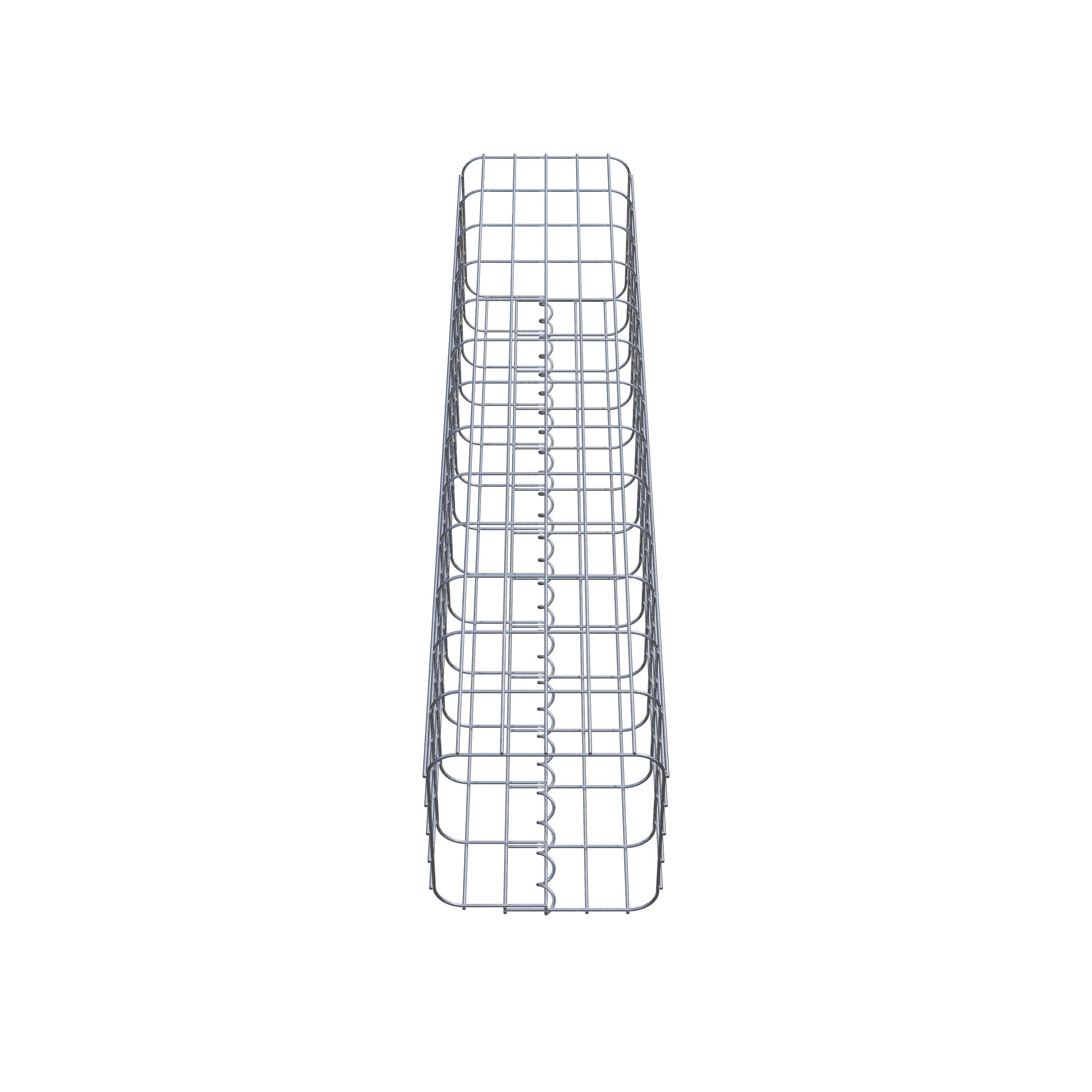 Gabionensäule 27 x 27 cm, MW 5 x 10 cm eckig