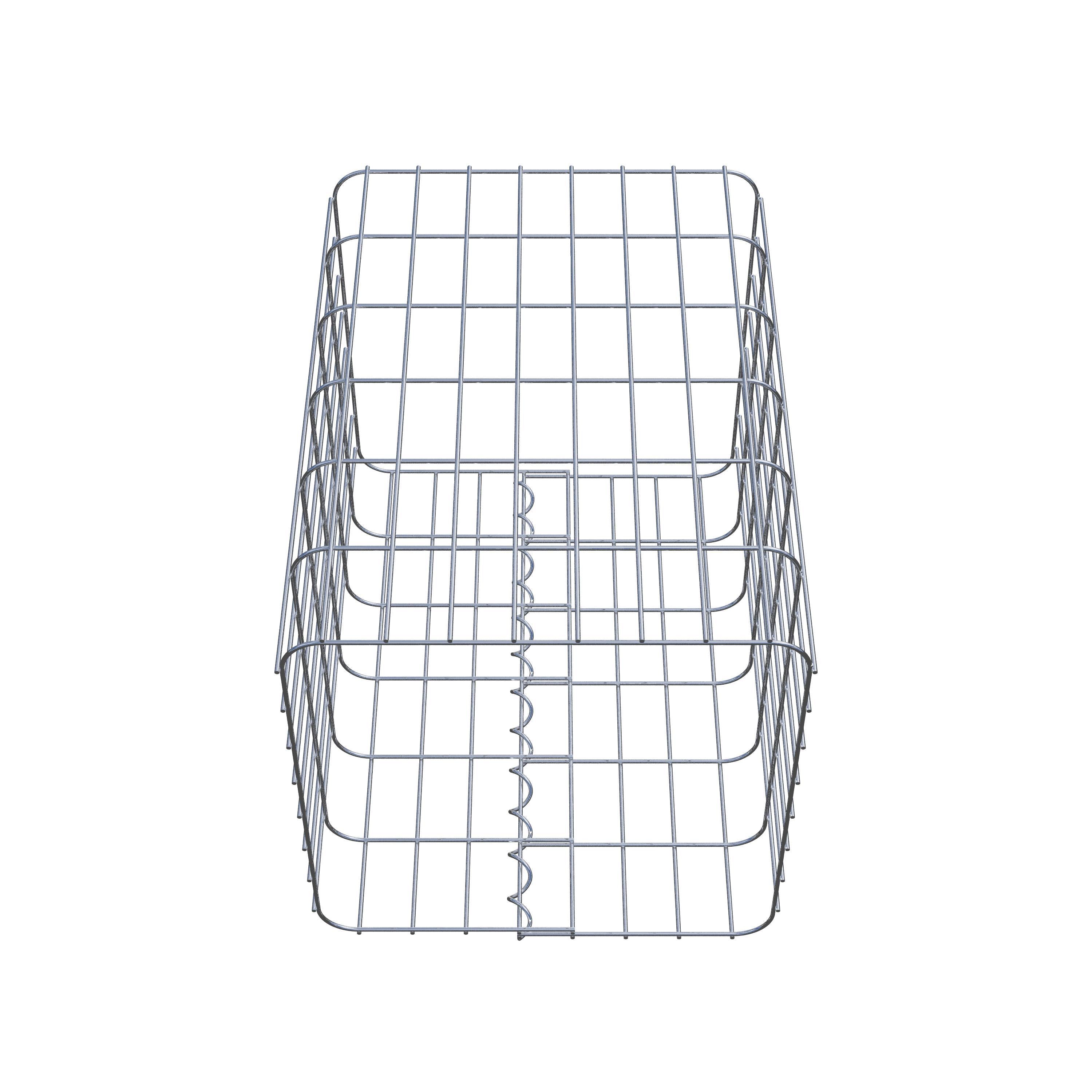 Gabion column 42 x 42 cm, MW 5 x 10 cm square