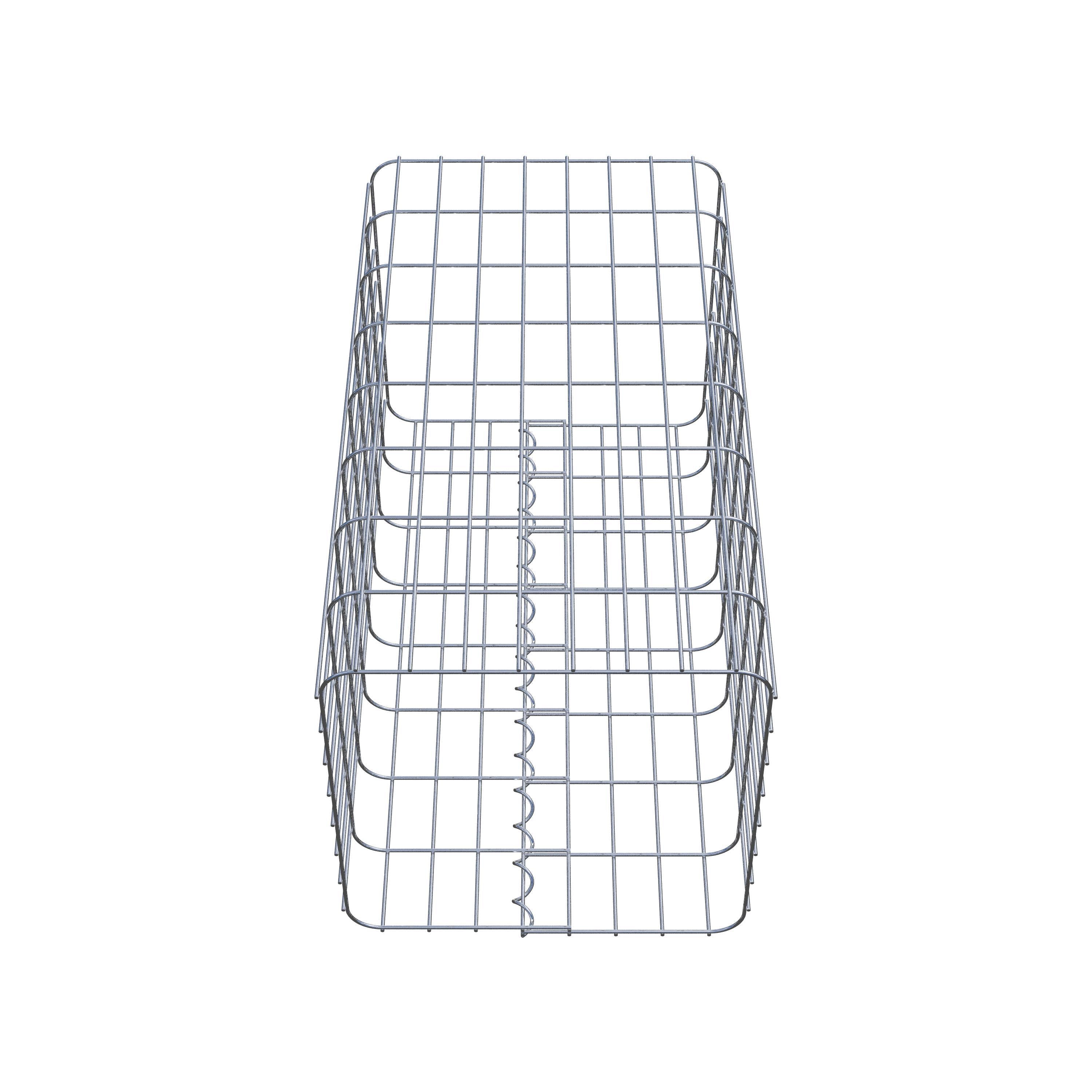 Gabion column 42 x 42 cm, MW 5 x 10 cm square