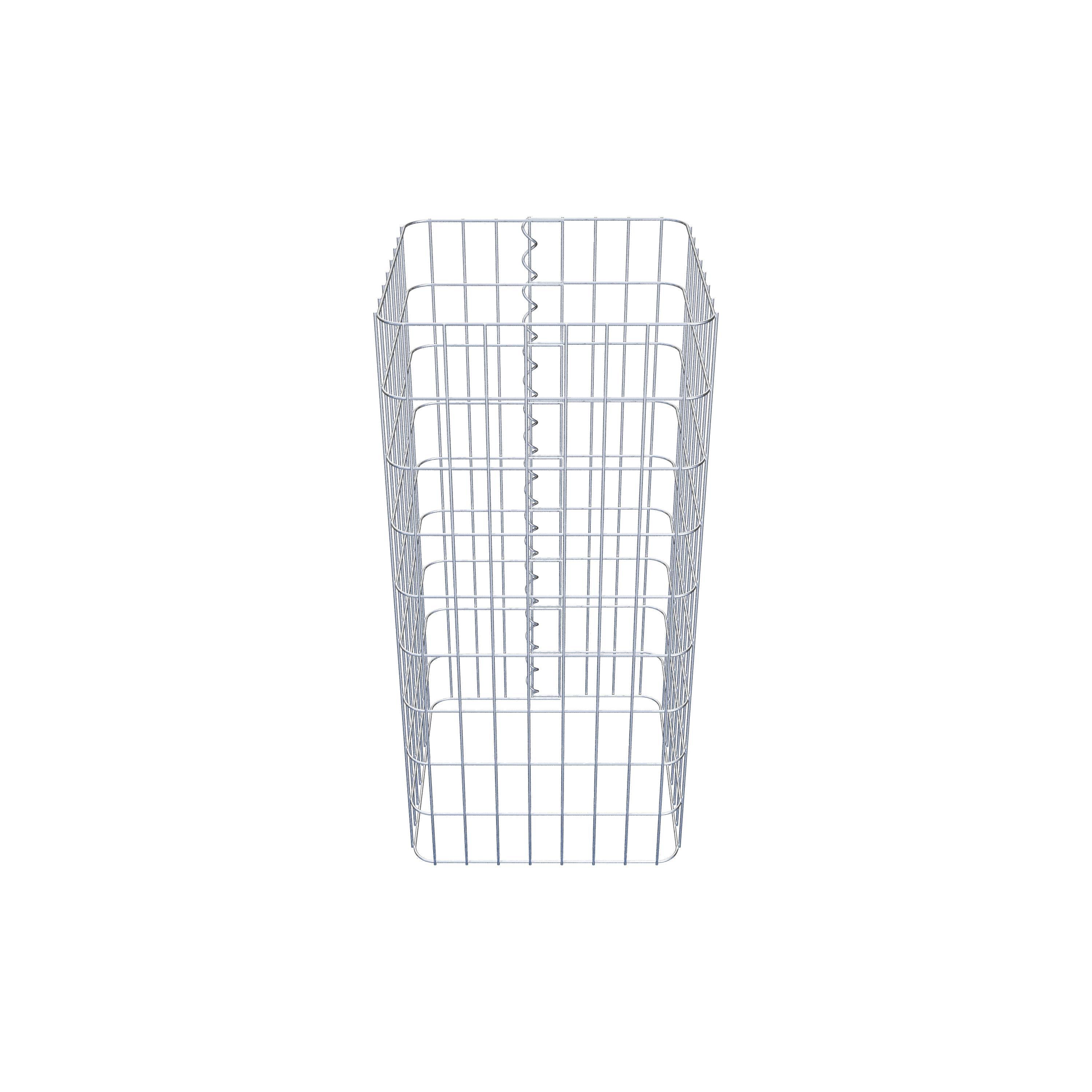 Gabion column 42 x 42 cm, MW 5 x 10 cm square