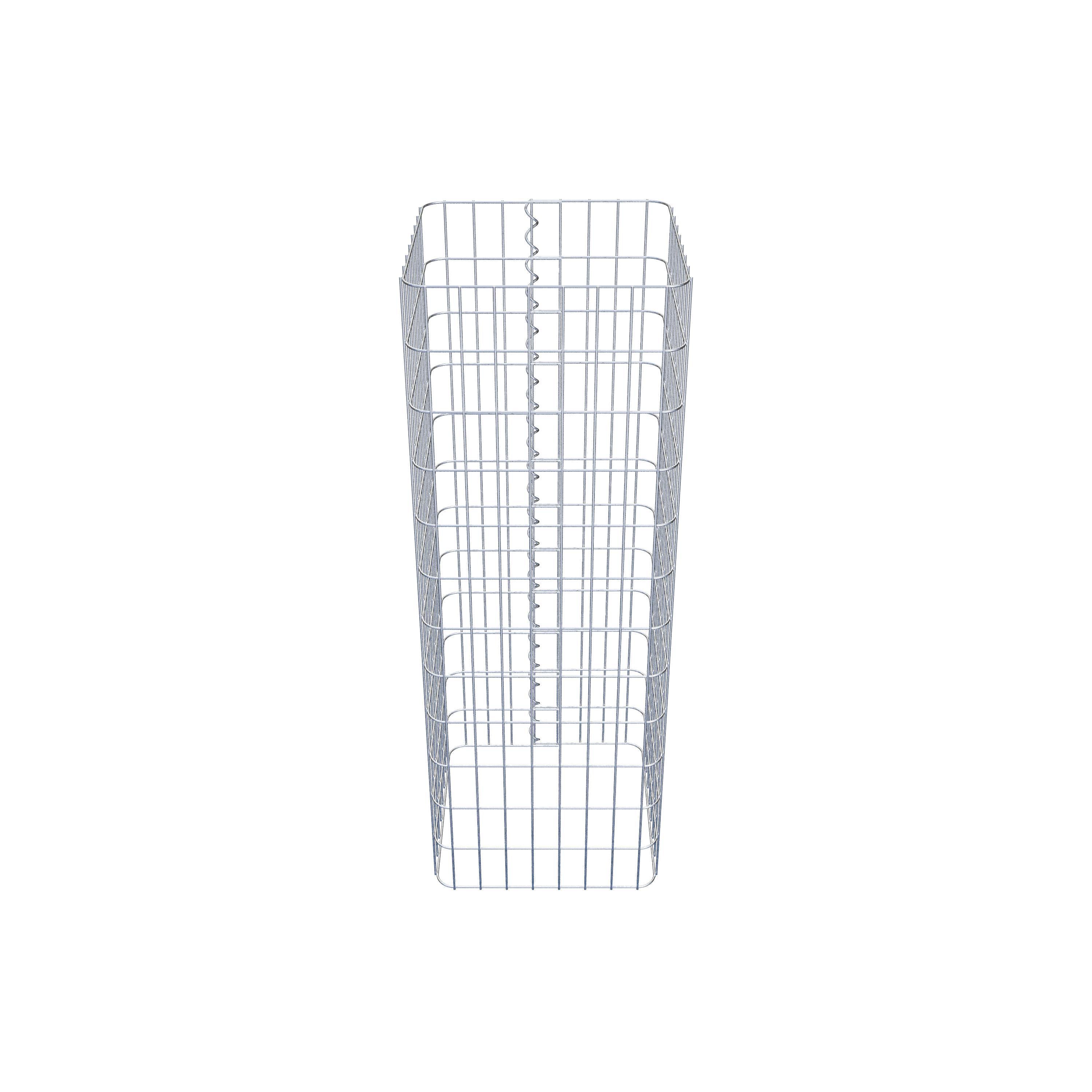 Gabion column 42 x 42 cm, MW 5 x 10 cm square