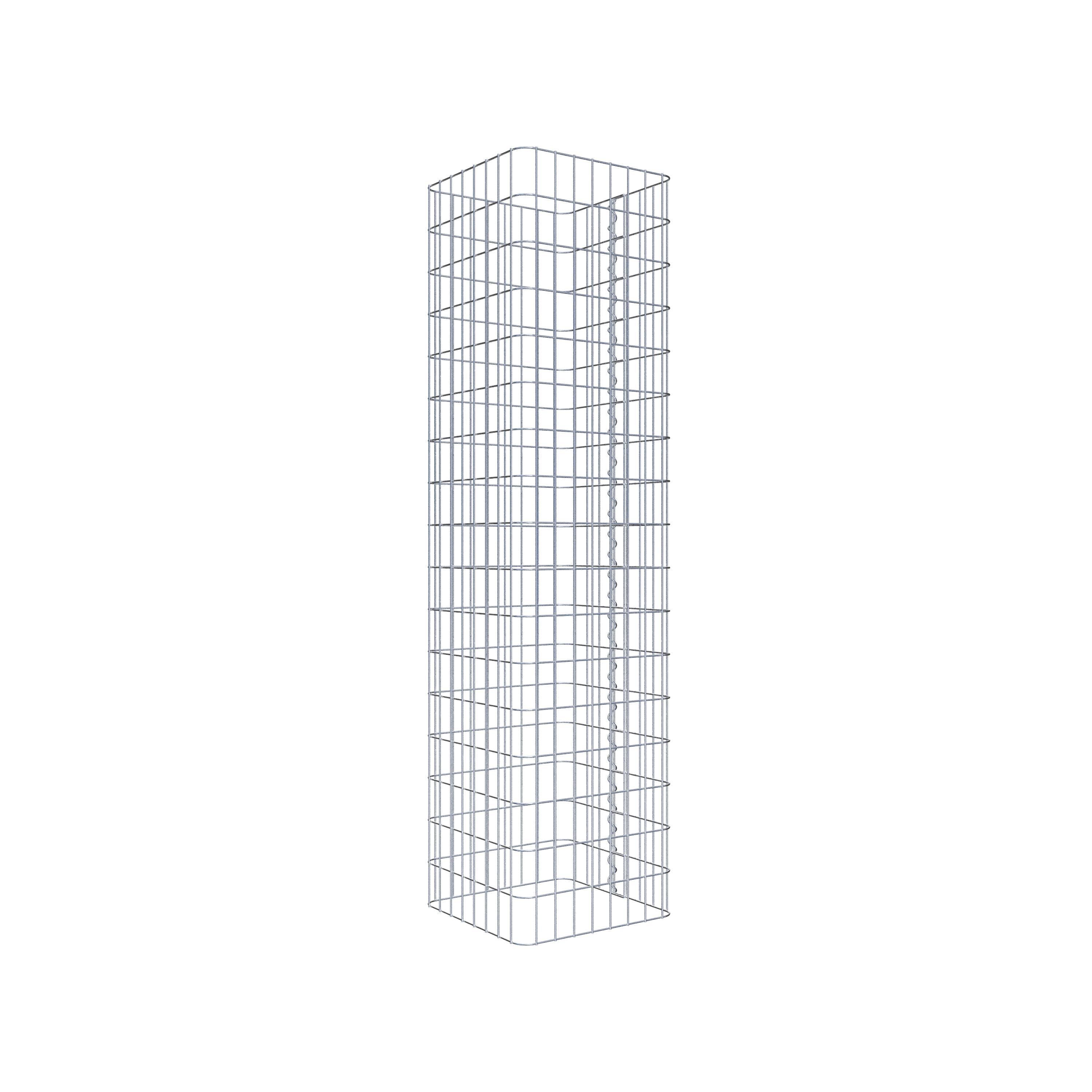 Gabion column 42 x 42 cm, MW 5 x 10 cm square