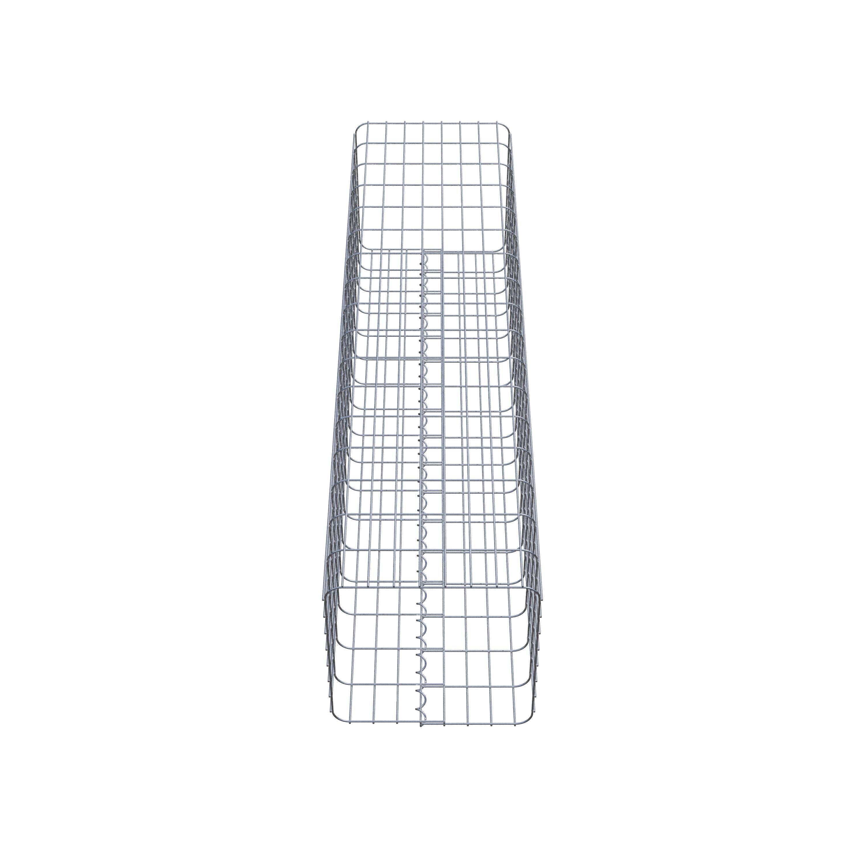 Gabion column 42 x 42 cm, MW 5 x 10 cm square