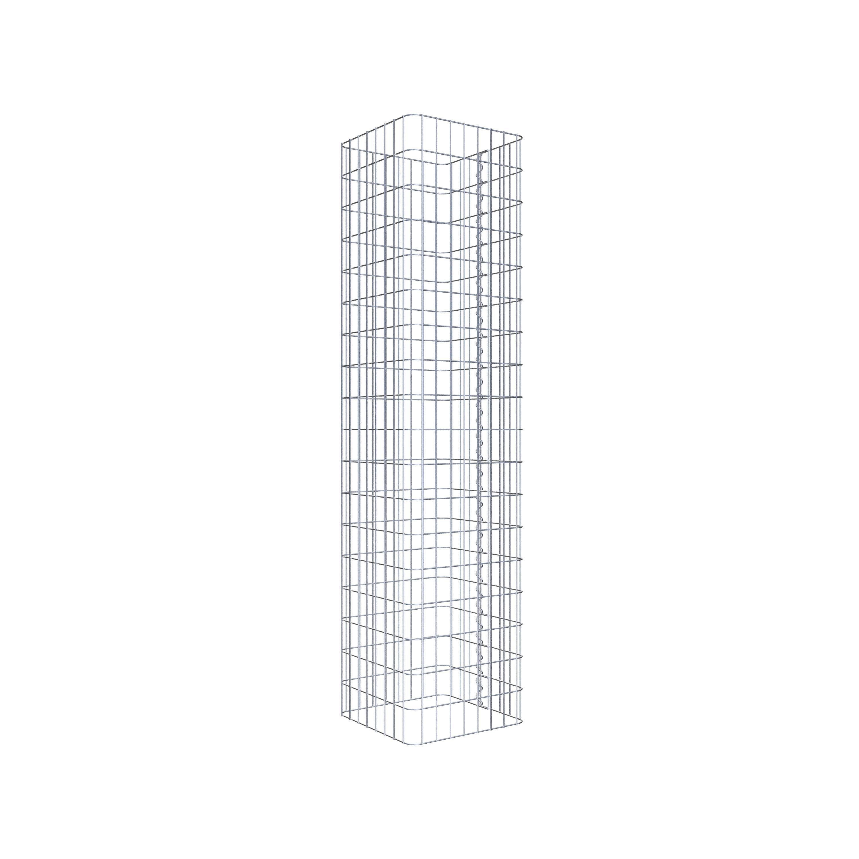 Gabion column 42 x 42 cm, MW 5 x 10 cm square