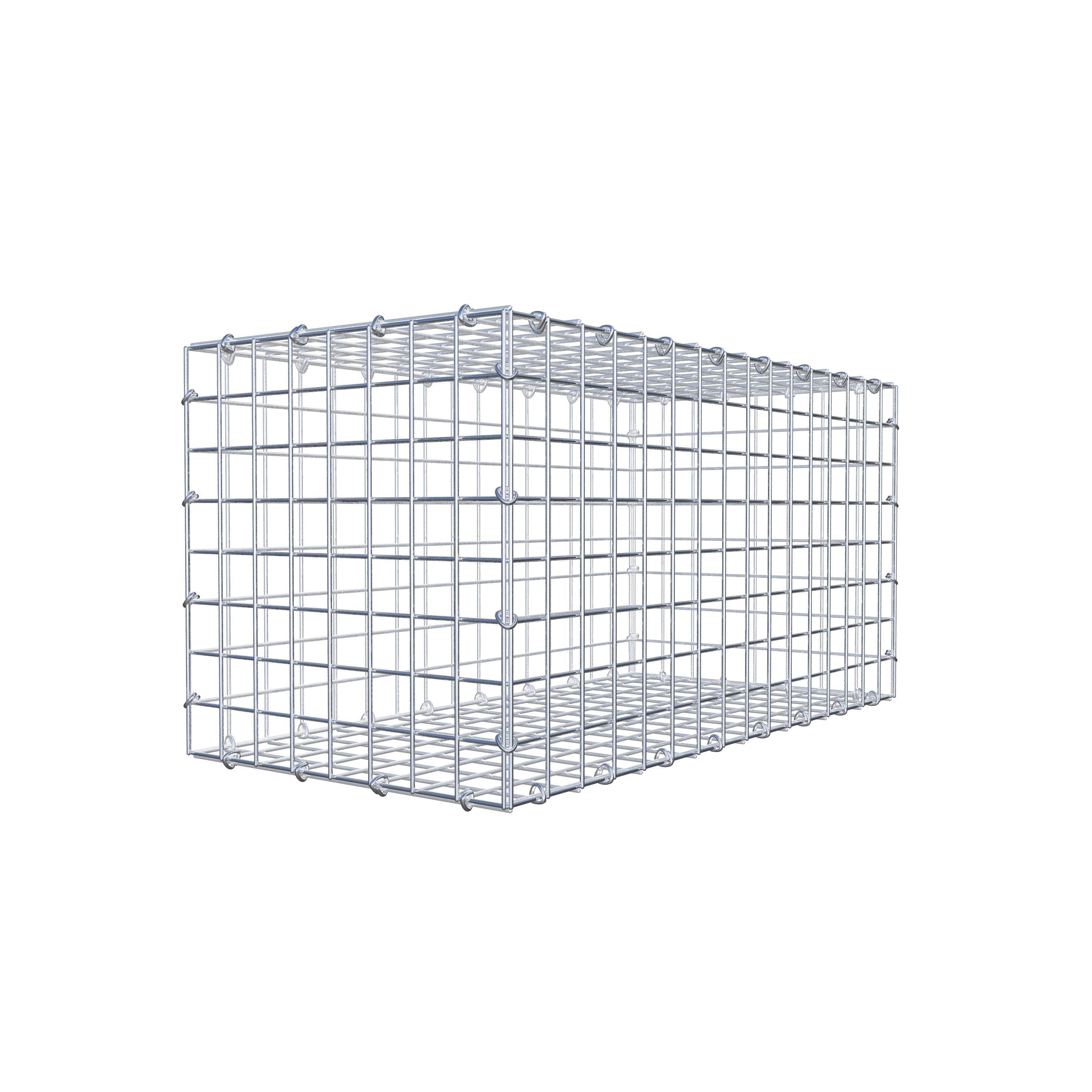 Gabion 80 cm x 40 cm x 40 cm (L x H x D), mesh size 5 cm x 5 cm, C-ring