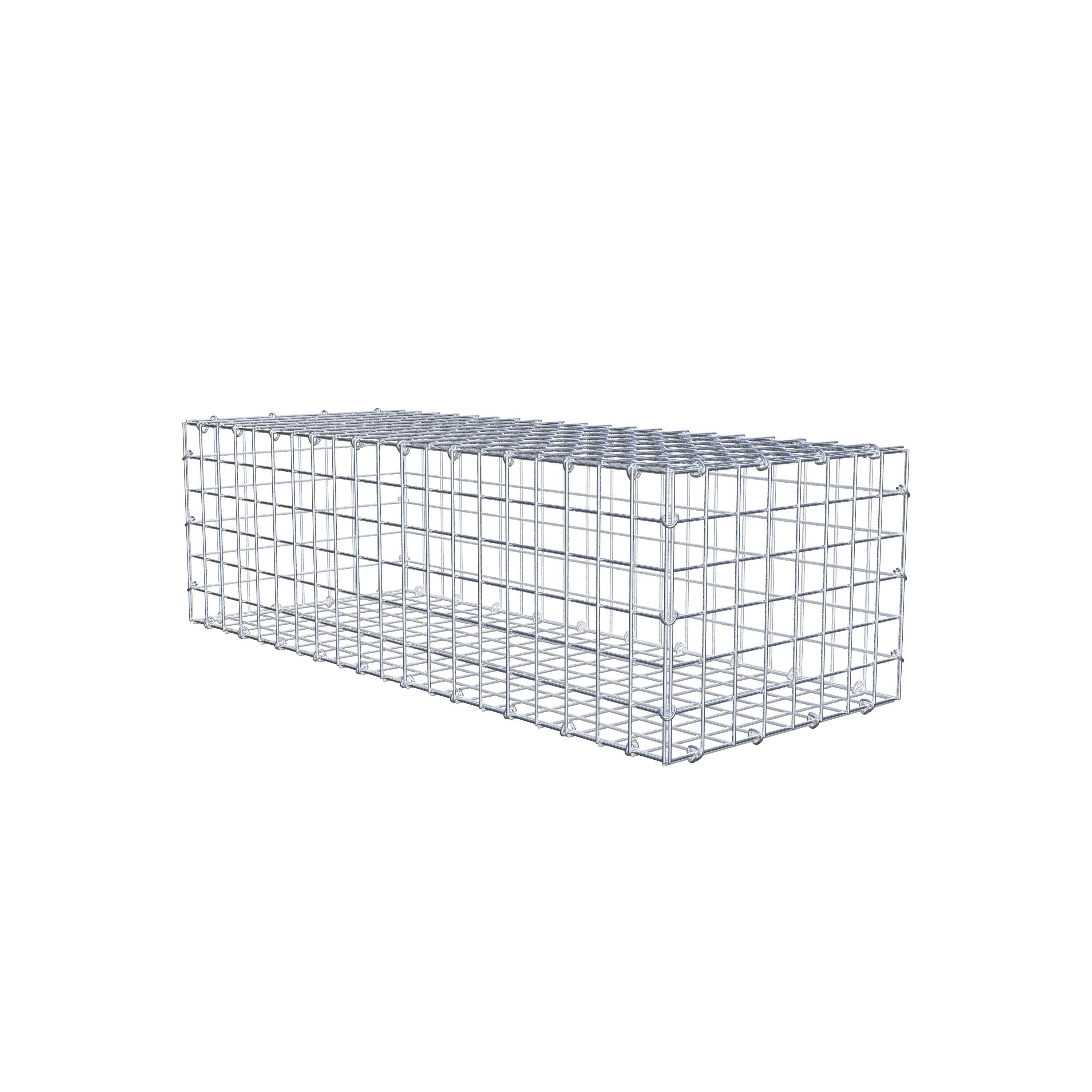 Gabion 100 cm x 30 cm x 40 cm (L x H x D), maskestørrelse 5 cm x 5 cm, C-ring