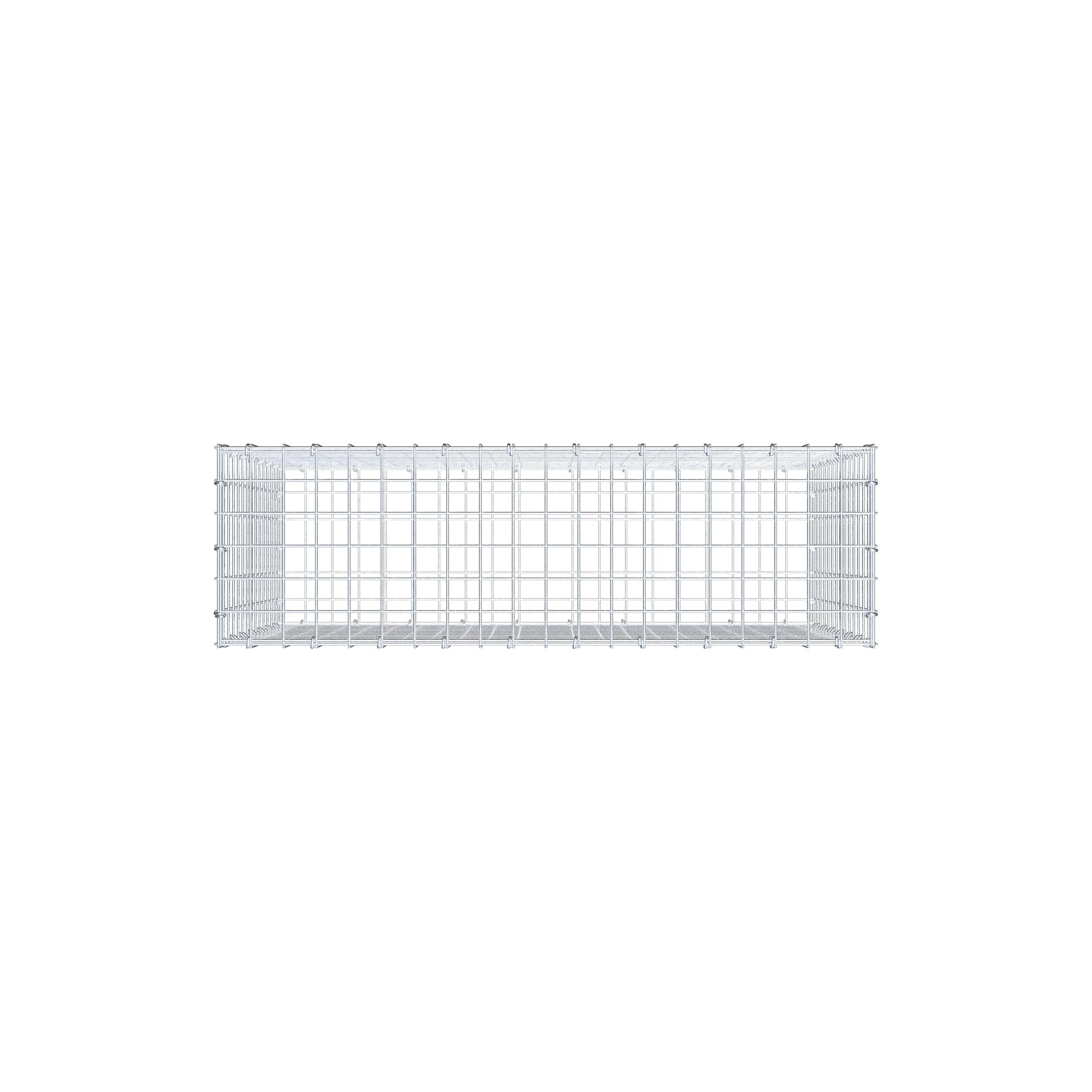 Gabione 100 cm x 70 cm x 30 cm (L x H x T), Maschenweite 5 cm x 5 cm, C-Ring