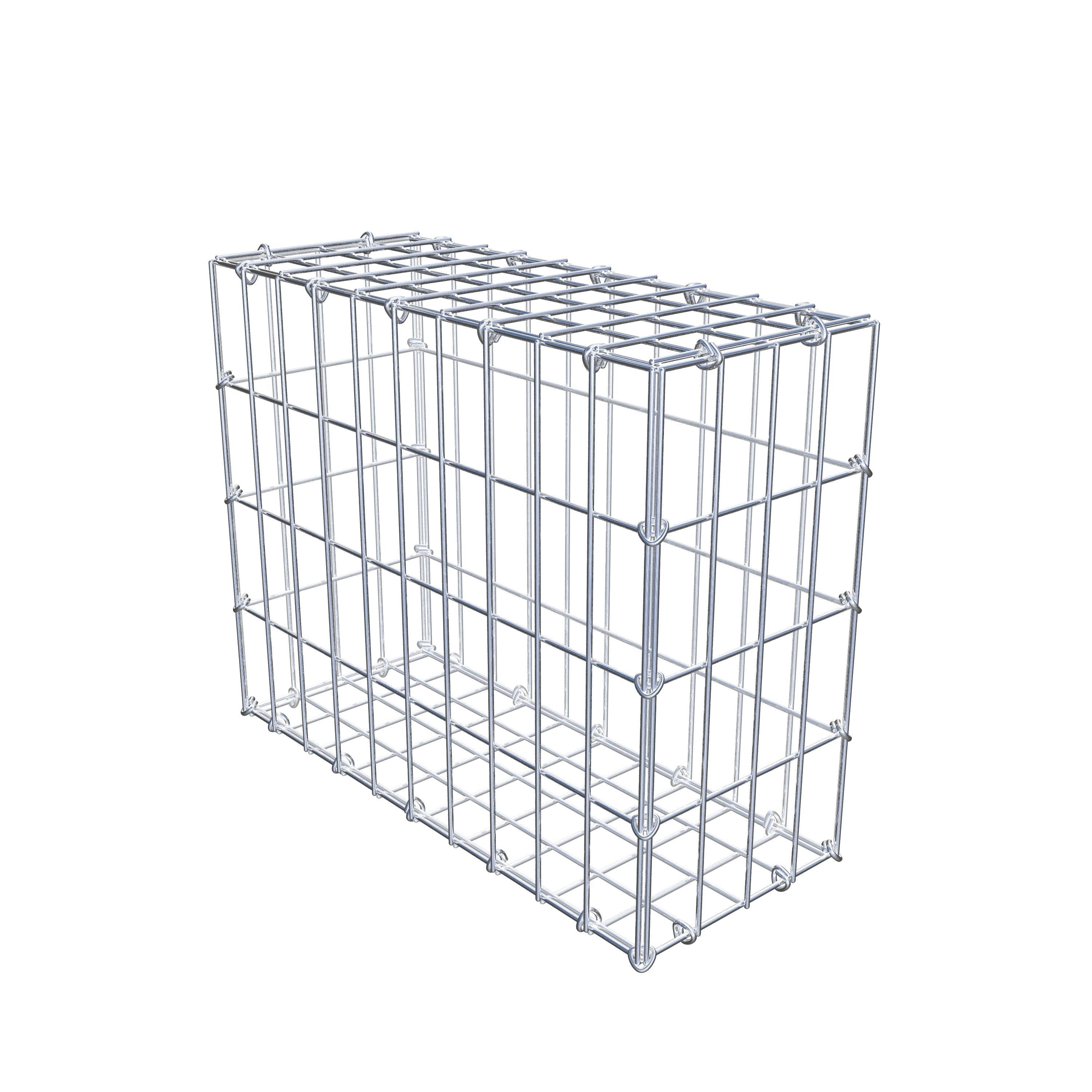 Gabion 50 cm x 40 cm x 20 cm (L x H x D), maskestørrelse 5 cm x 10 cm, C-ring