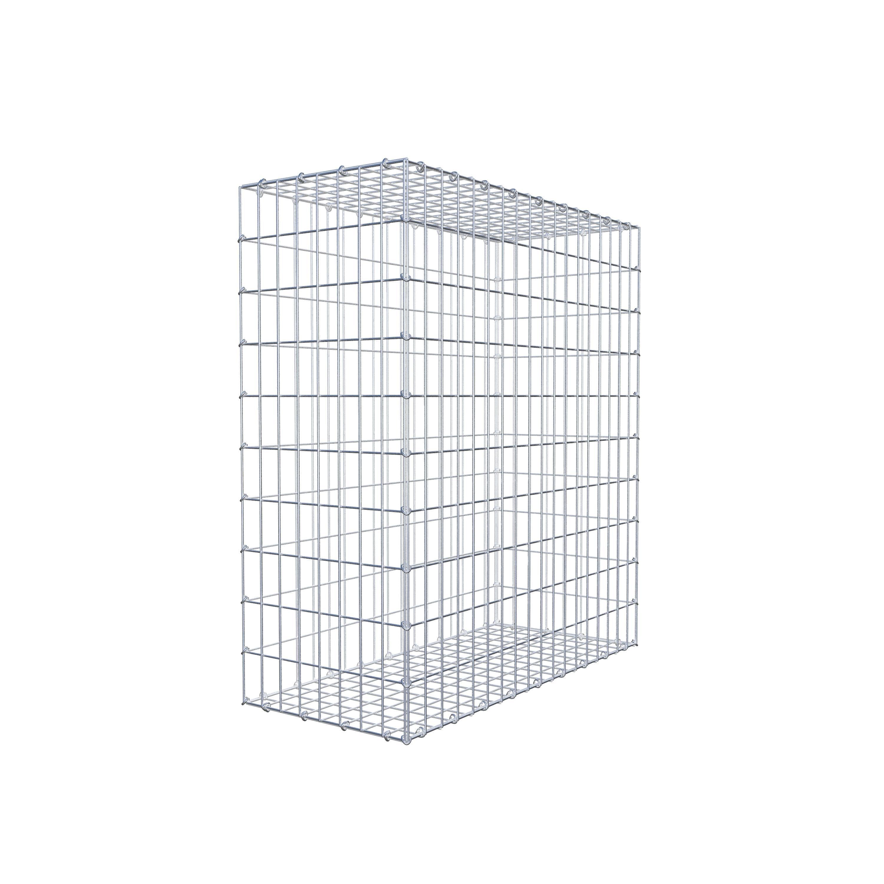 Gabion 100 cm x 90 cm x 40 cm (L x H x D), maskestørrelse 5 cm x 10 cm, C-ring