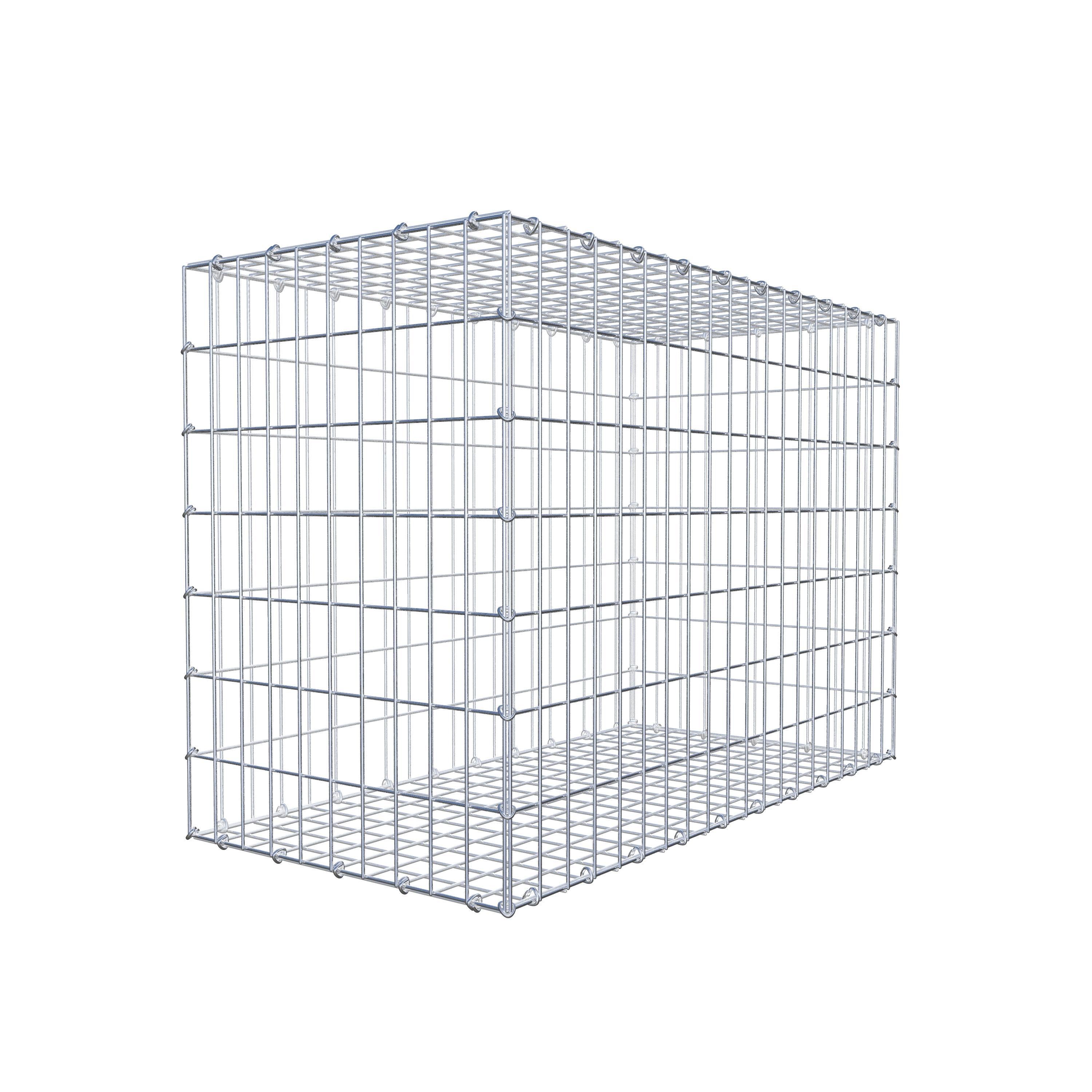 Gabion 100 cm x 70 cm x 50 cm (L x H x D), maskestørrelse 5 cm x 10 cm, C-ring