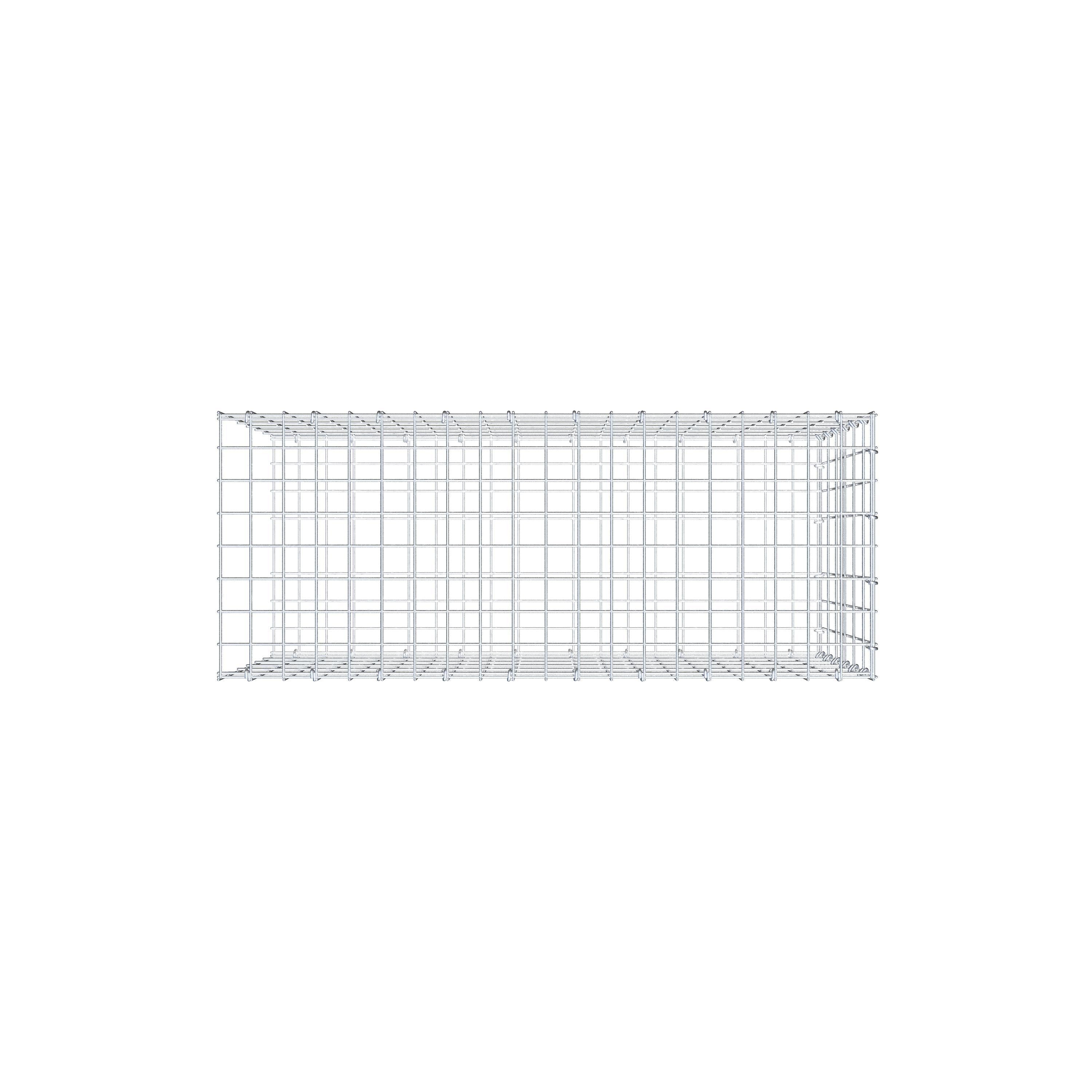 Pile aggiuntivo tipo 2 100 cm x 60 cm x 40 cm, maglia 5 cm x 10 cm, anello a C