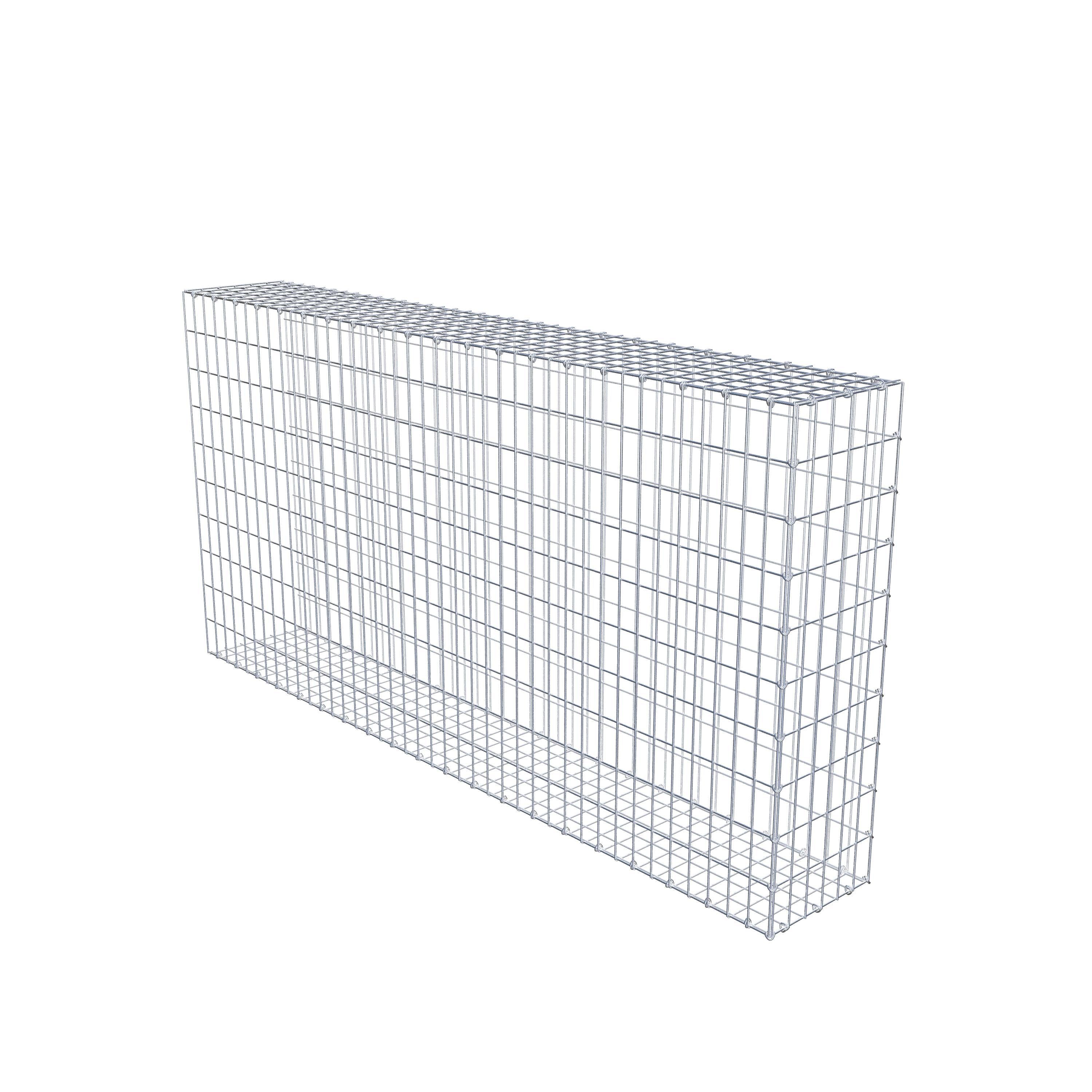 Mounted gabion type 2 200 cm x 100 cm x 30 cm, mesh size 5 cm x 10 cm, C-ring