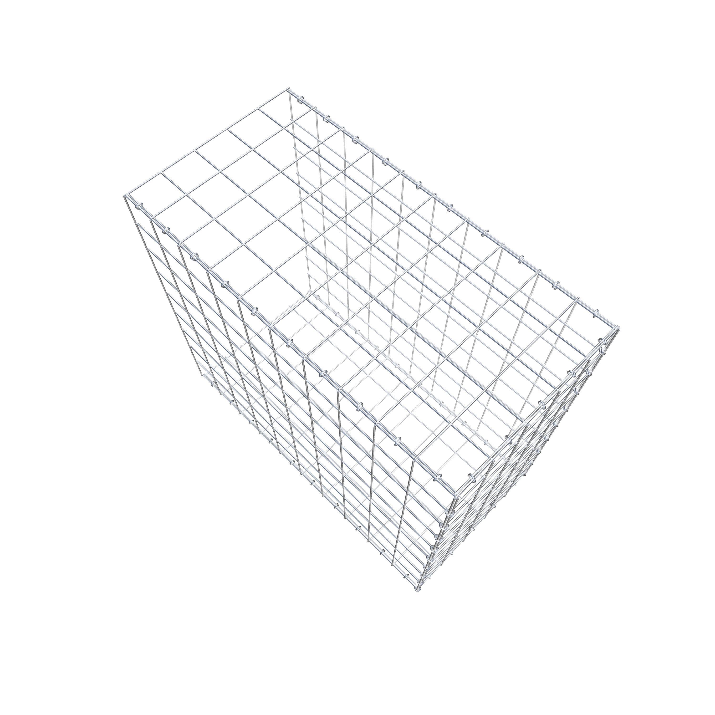 Anbaugabione Typ 2 100 cm x 90 cm x 50 cm (L x H x T), Maschenweite 10 cm x 10 cm, C-Ring