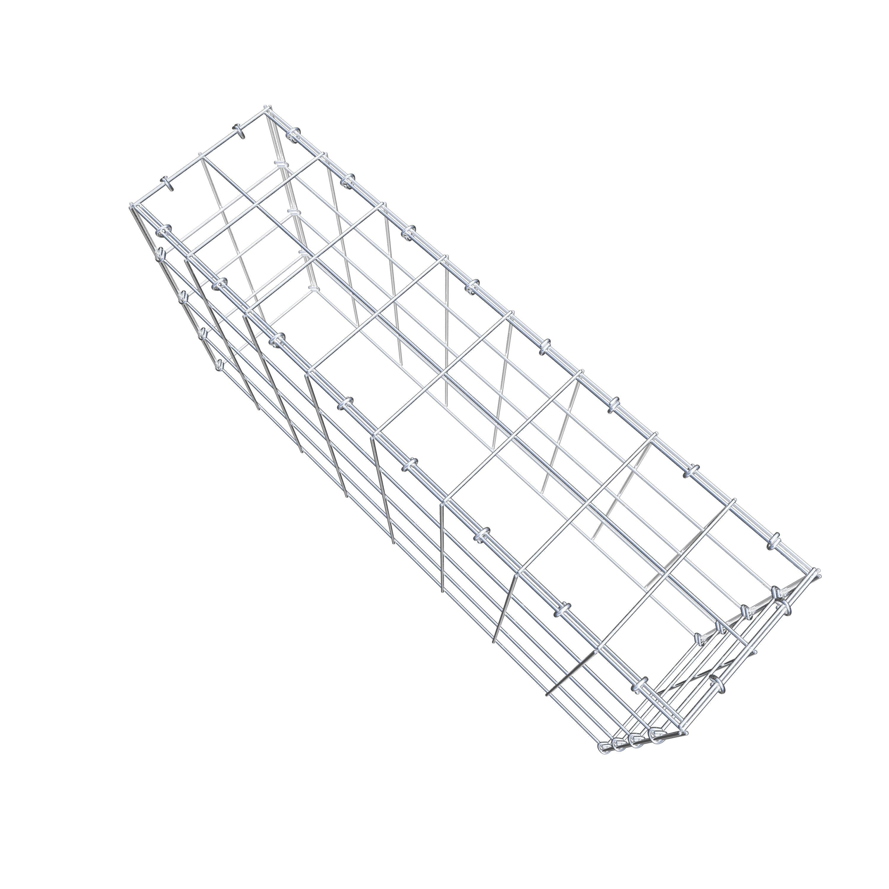 Pile aggiuntivo tipo 3 80 cm x 40 cm x 20 cm (L x H x P), maglia 10 cm x 10 cm, anello a C