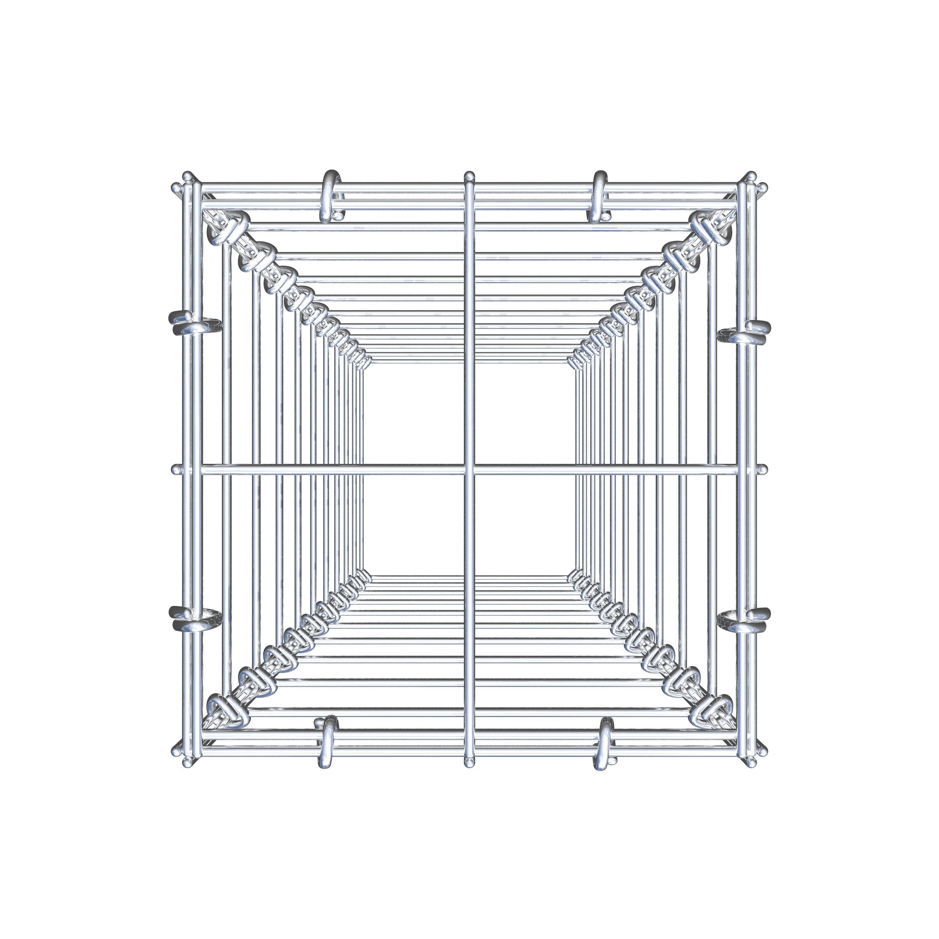 Gabbione aggiuntivo di tipo 3 100 cm x 20 cm x 20 cm (L x H x P), maglia 10 cm x 10 cm, anello a C