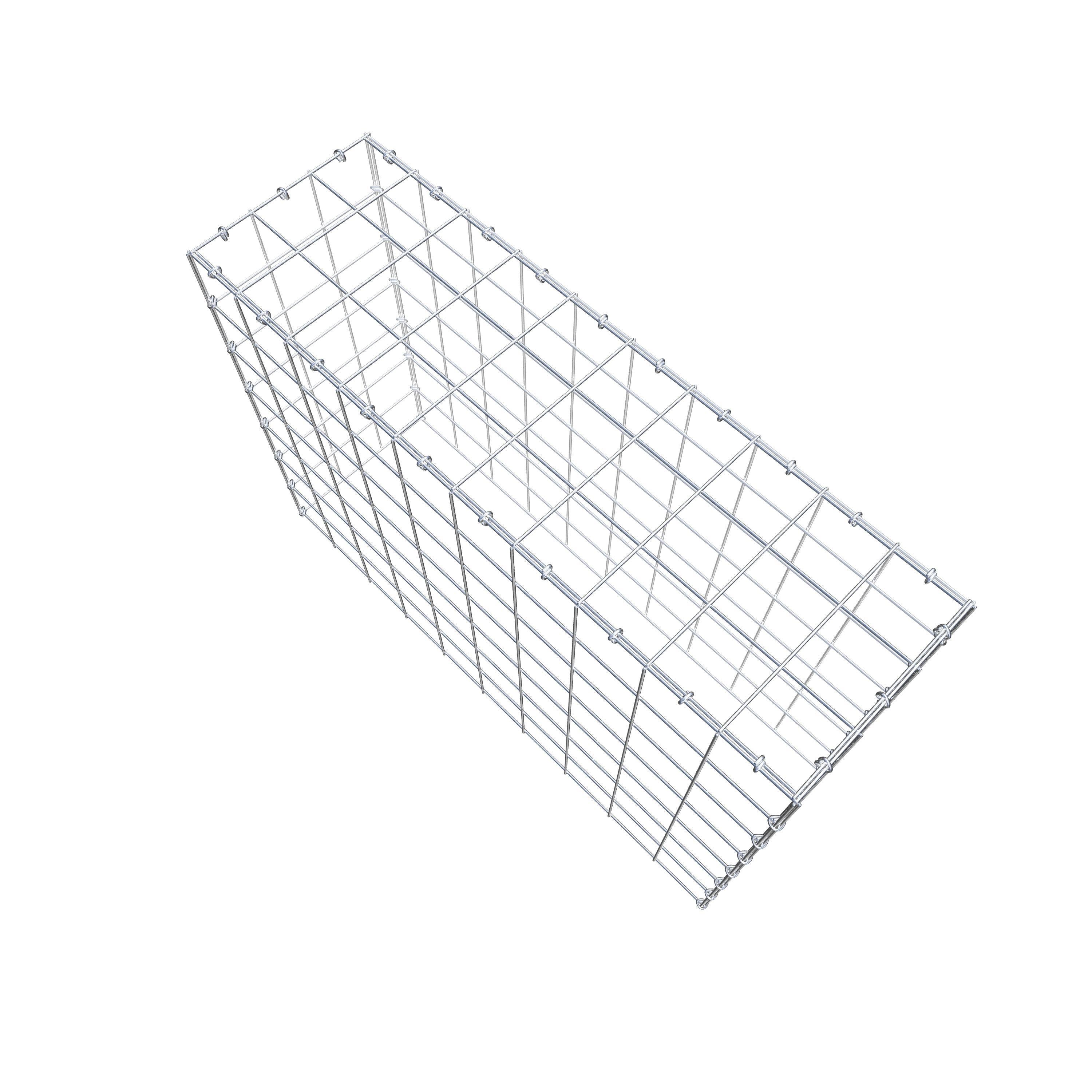 Anbaugabione Typ 3 100 cm x 70 cm x 30 cm (L x H x T), Maschenweite 10 cm x 10 cm, C-Ring