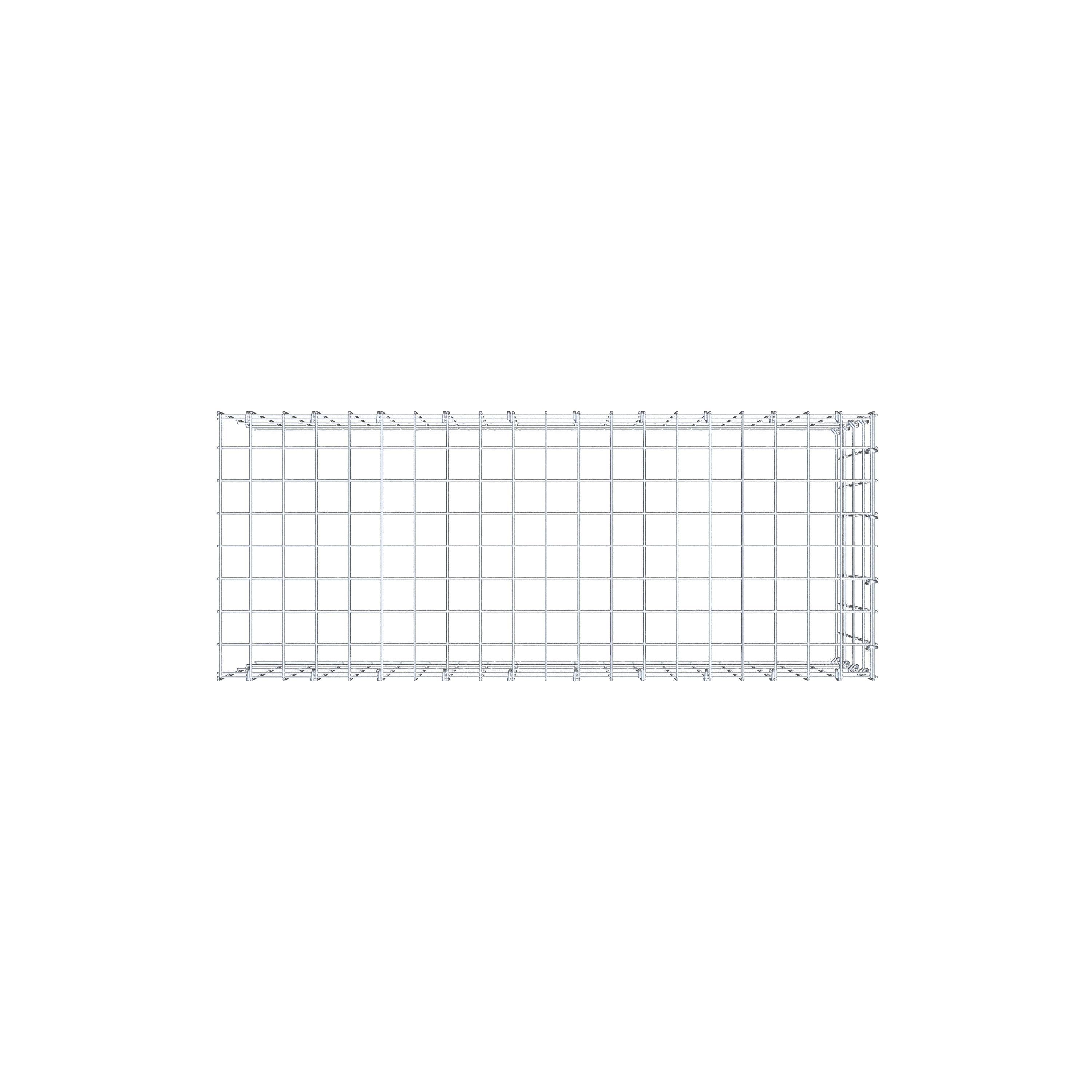 Pile aggiuntivo tipo 4 100 cm x 40 cm x 40 cm (L x H x P), maglia 5 cm x 10 cm, anello a C