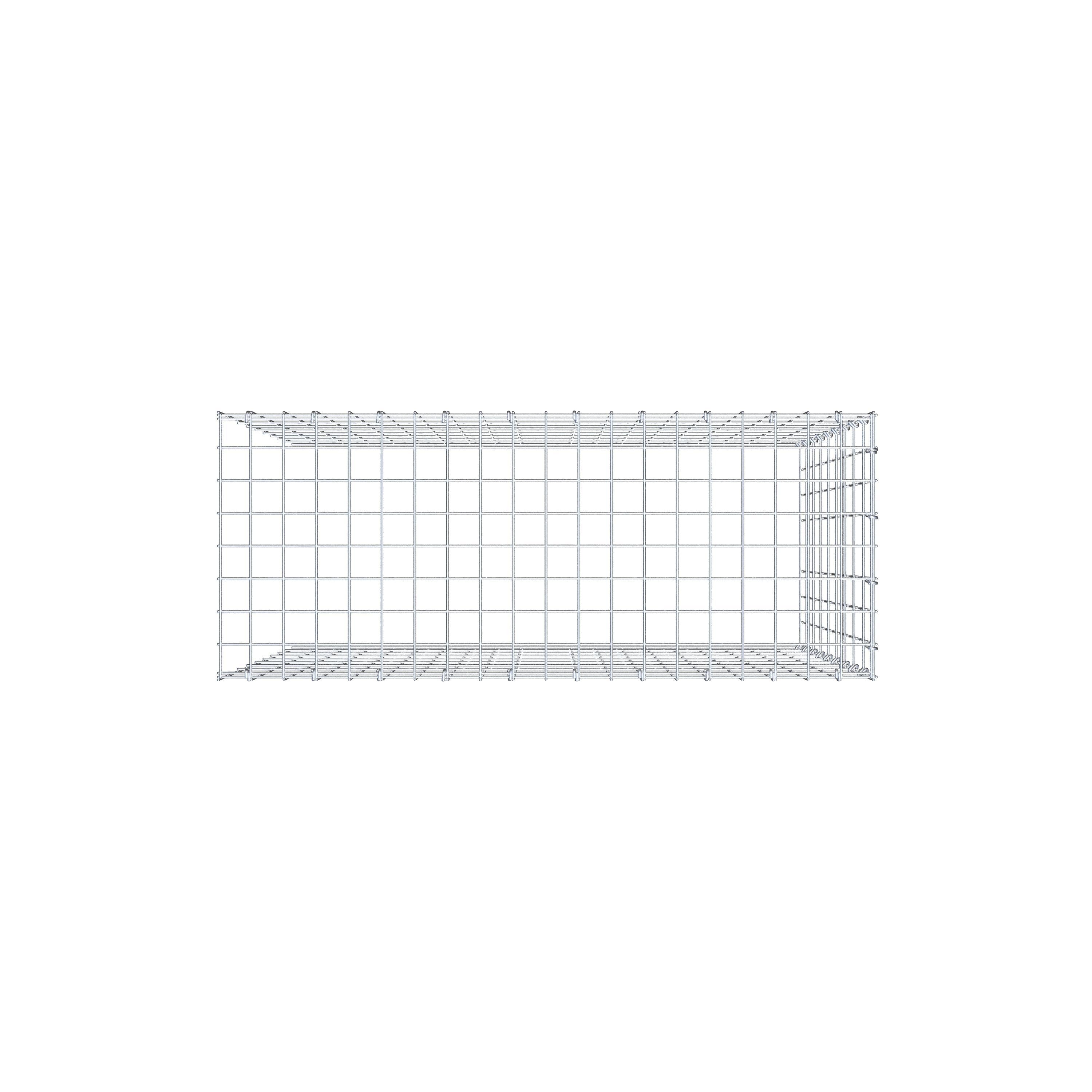 Pile aggiuntivo tipo 4 100 cm x 90 cm x 40 cm (L x H x P), maglia 5 cm x 10 cm, anello a C