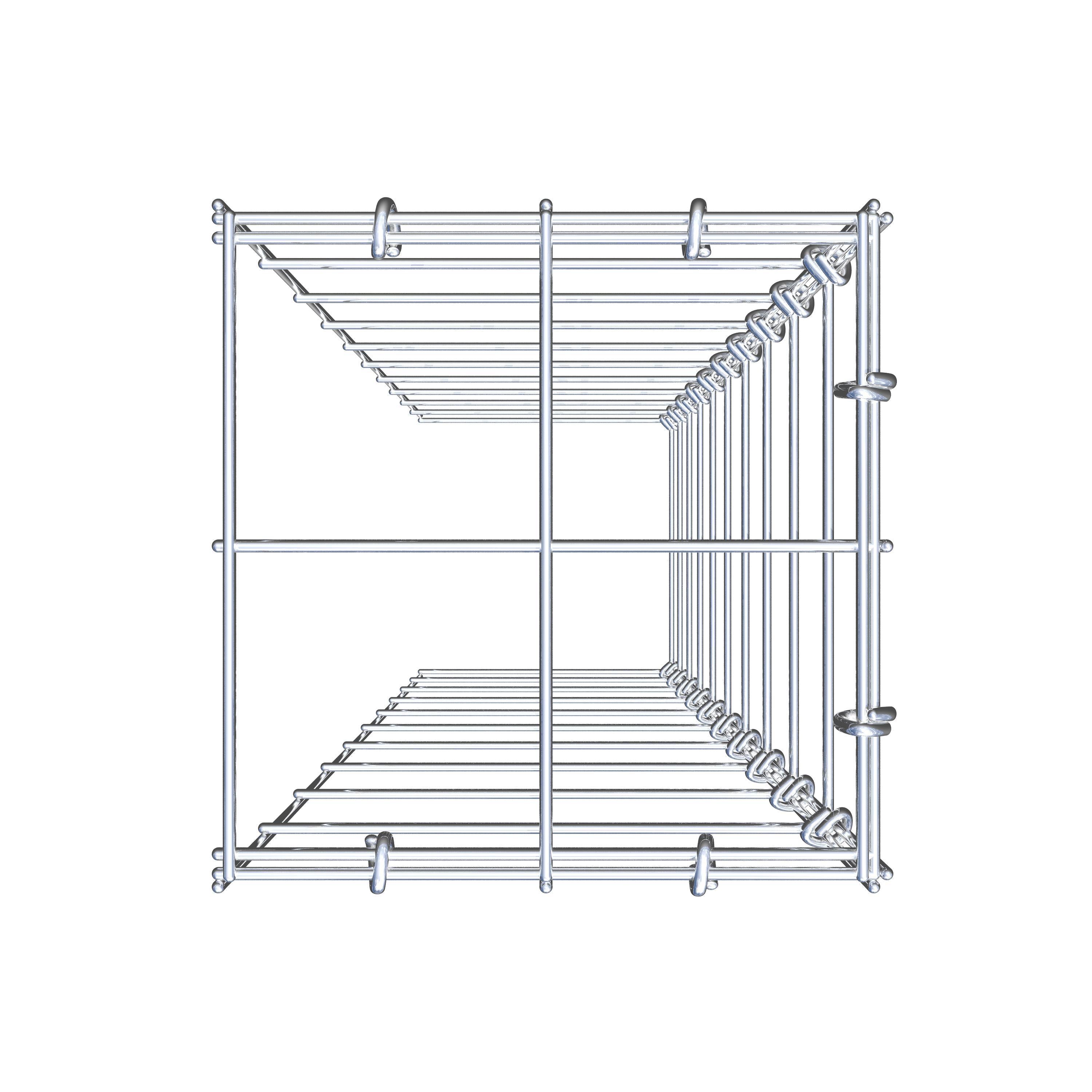 Gabbione aggiuntivo tipo 4 100 cm x 20 cm x 20 cm (L x H x P), maglia 10 cm x 10 cm, anello a C