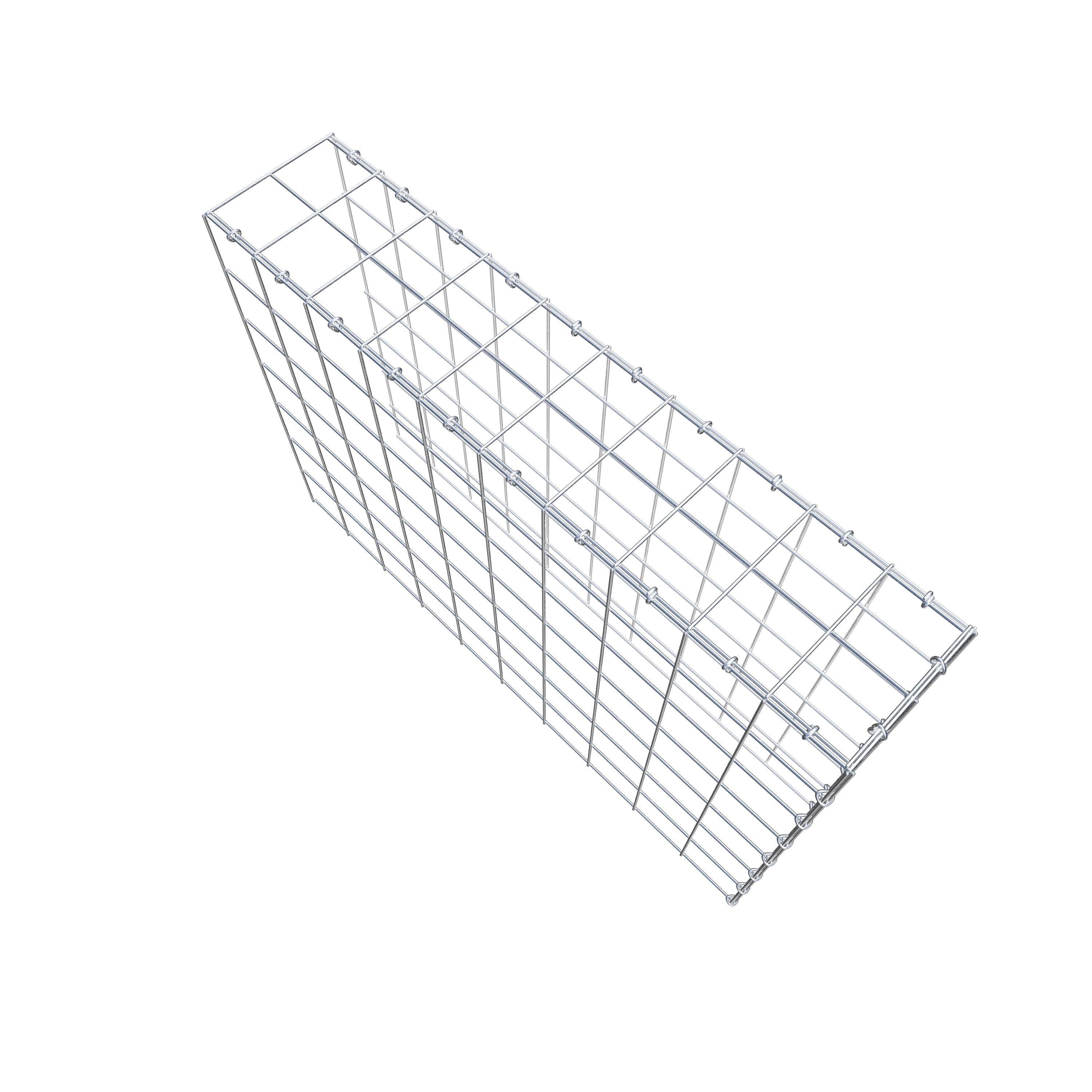 Pile aggiuntivo tipo 4 100 cm x 70 cm x 20 cm (L x H x P), maglia 10 cm x 10 cm, anello a C