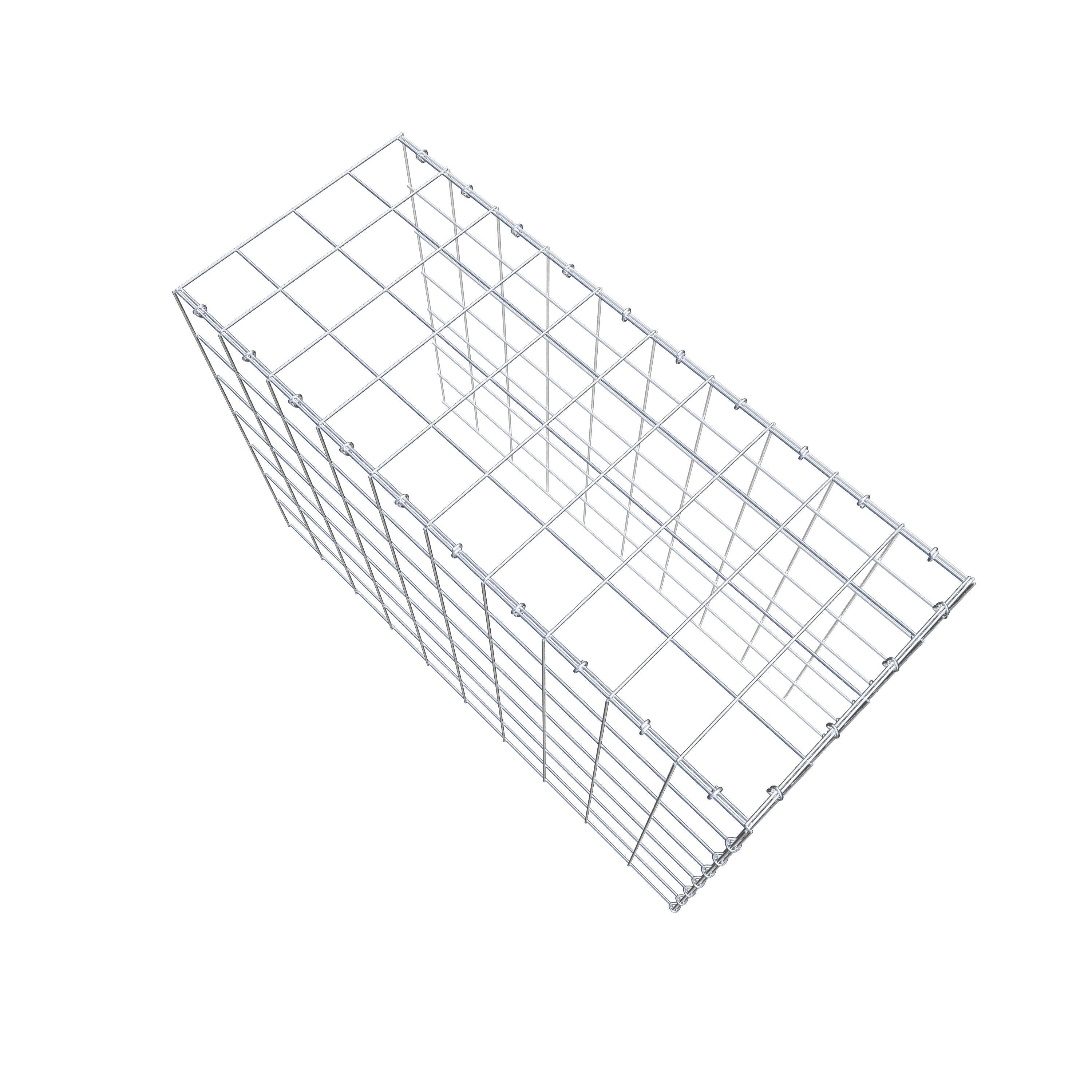 Anbaugabione Typ 4 100 cm x 70 cm x 40 cm (L x H x T), Maschenweite 10 cm x 10 cm, C-Ring